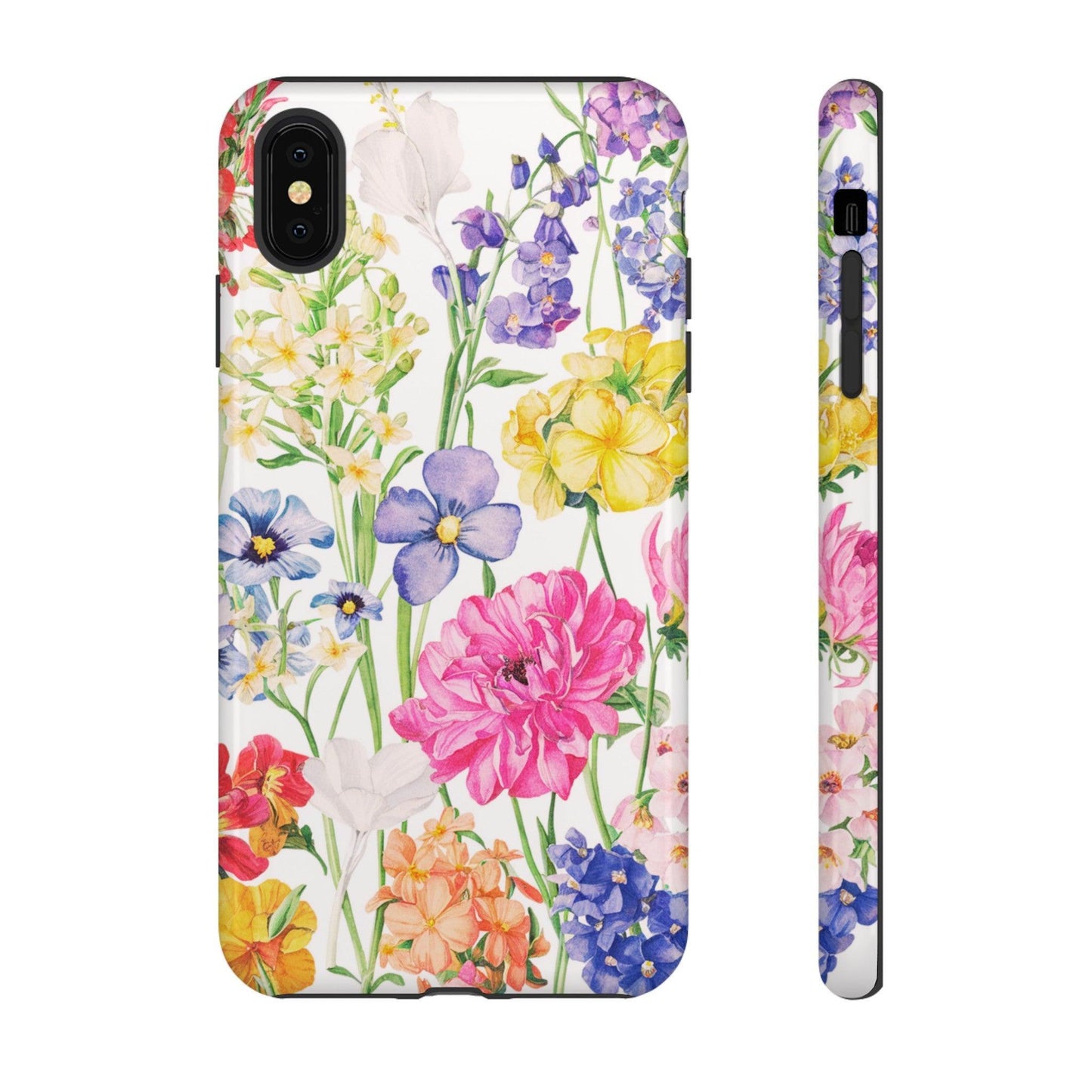 Tough Cellphone Case :" Eclectic Elegance Phone Case Collection" ( Floral patterns)