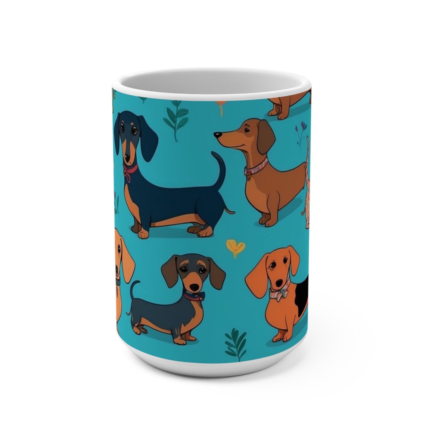 Dog Lovers Delight Mug ( 15 oz ) | Perfect for your morning coffee or evening tea | Great gift for dog lovers - Cosmic Creations by Karen