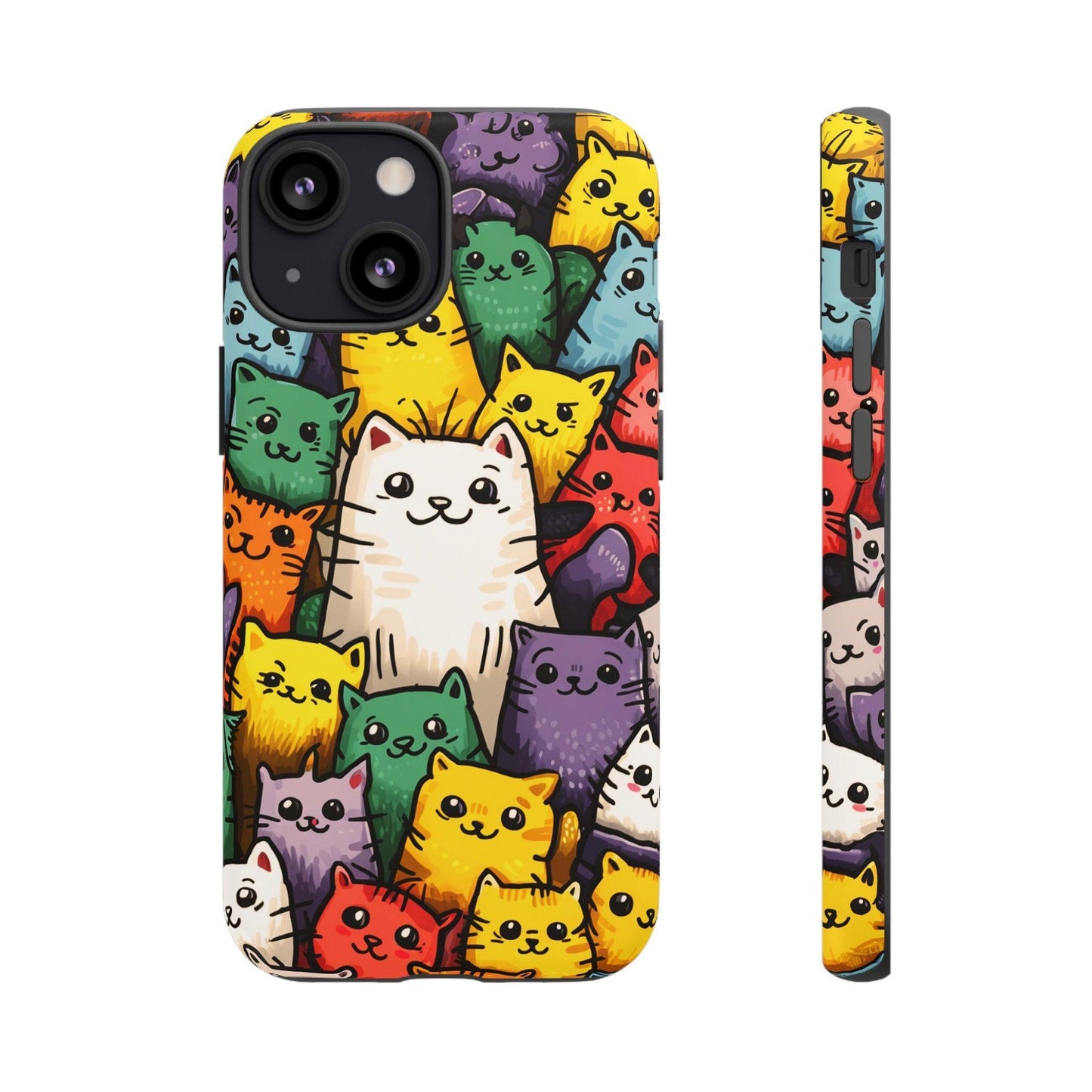 Cat Lovers Collection Tough Cellphone Case - Cosmic Creations by Karen