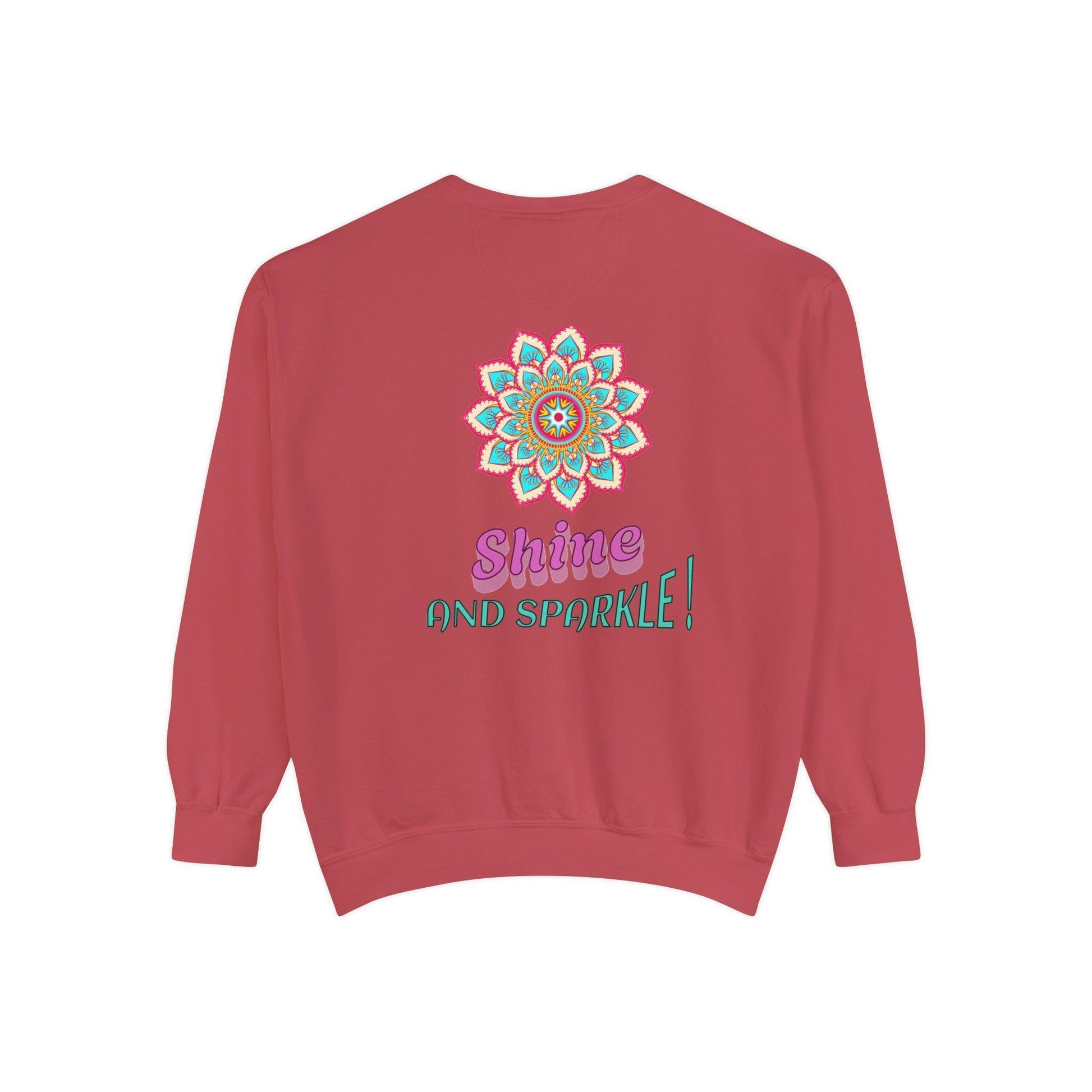 GlowWarm Garment-Dyed Sweatshirt Perfect for lounging, outdoor activities, or as a heartfelt gift for loved ones. - Cosmic Creations by Karen