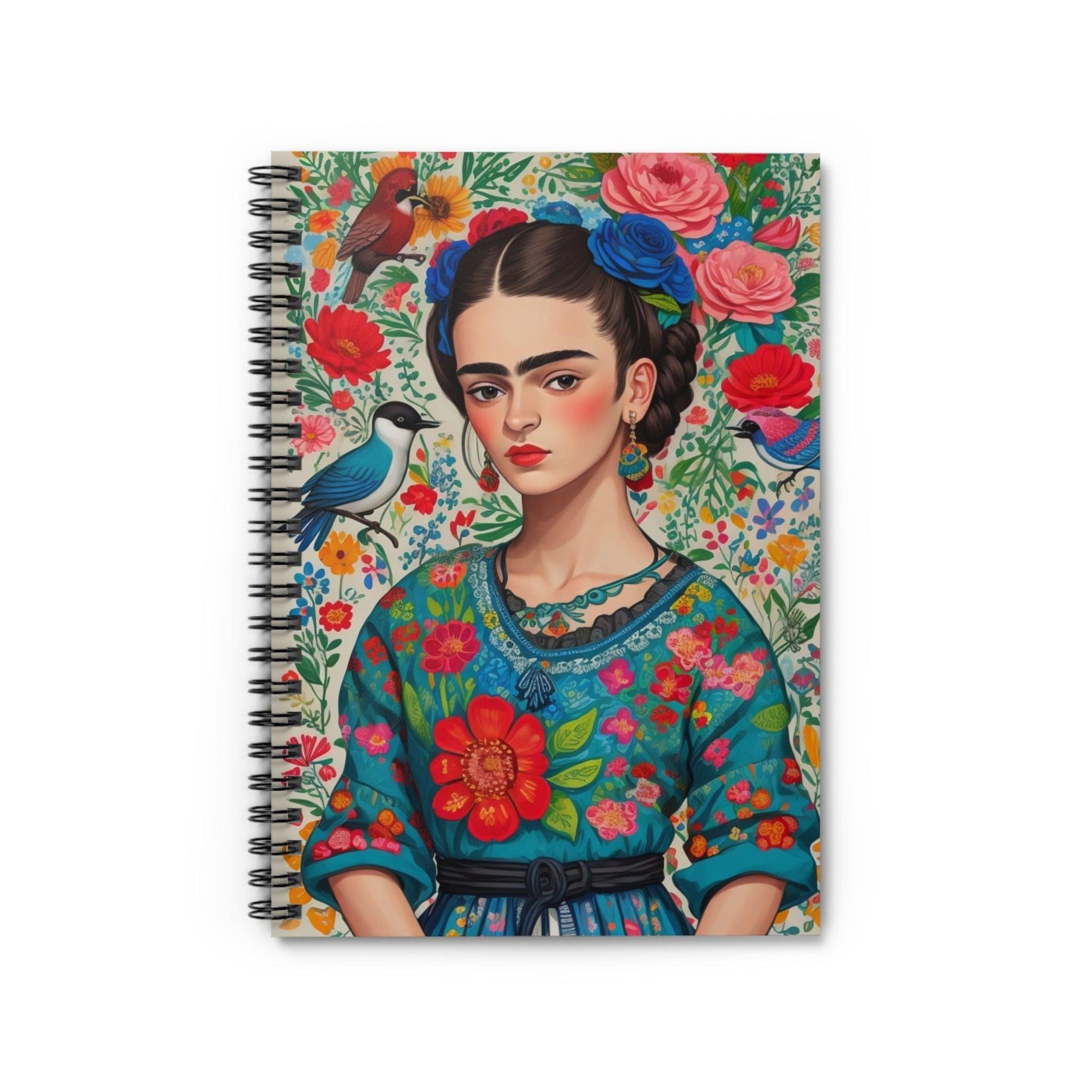 Inspiration Frida Notebook for gift, Ideal for writing, planning, school, collegue a creative gift for students, friends, artist, women - Cosmic Creations by Karen