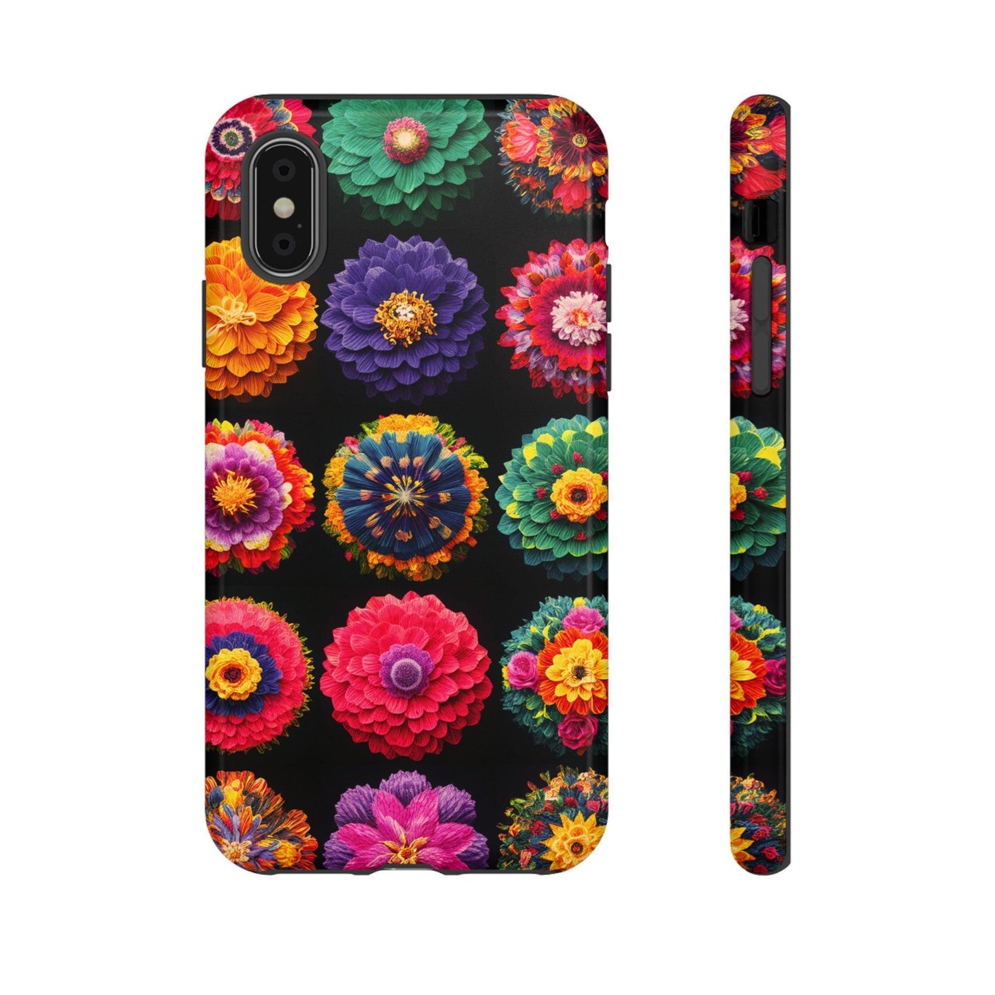 Tough Cellphone Case :" Eclectic Elegance Phone Case Collection" ( Floral patterns)