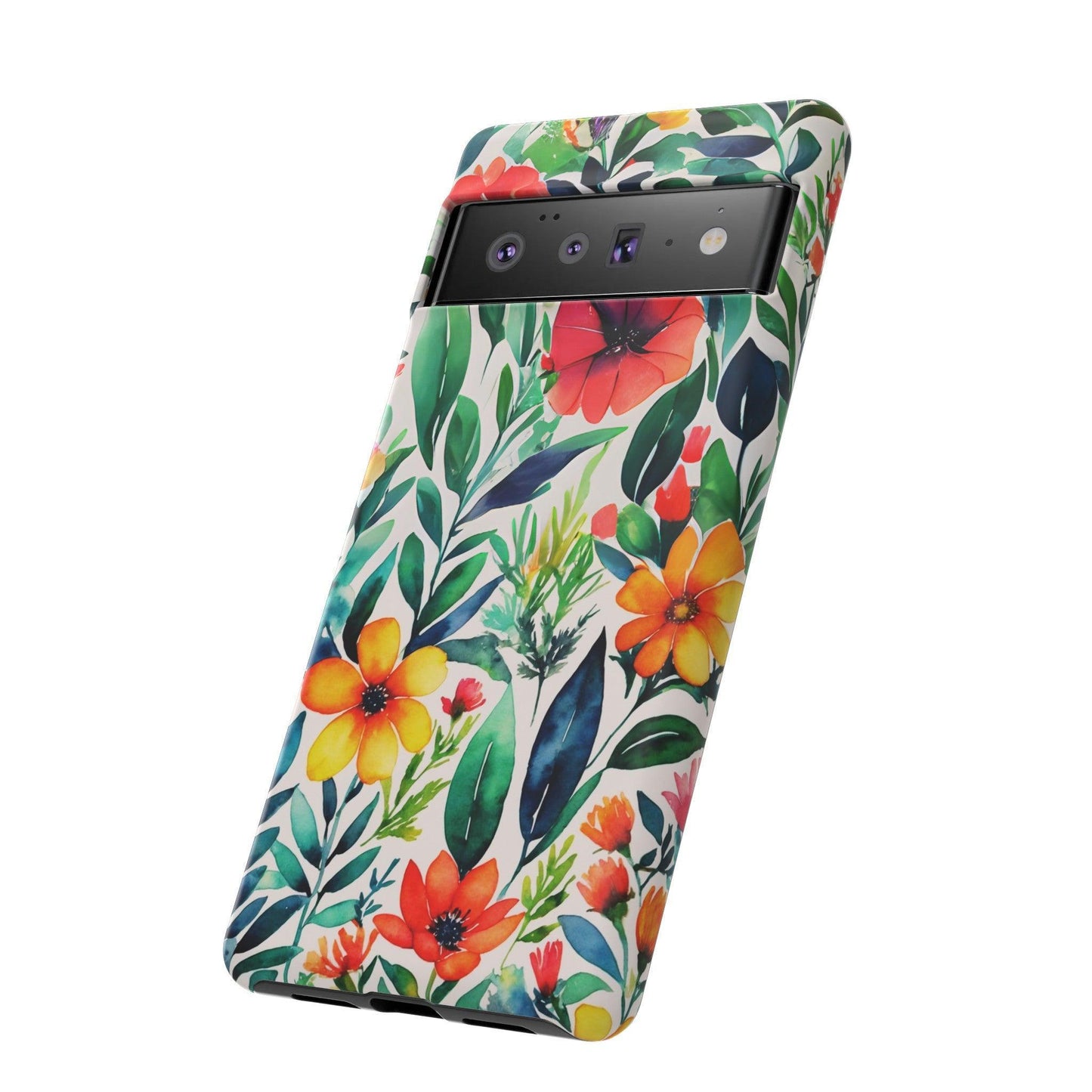 Tough Cellphone Case :" Eclectic Elegance Phone Case Collection" ( Floral patterns)