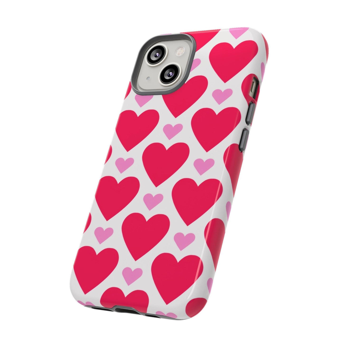 Tough Phone Case :" Eclectic Elegance Phone Case Collection" ( Hearts patterns)