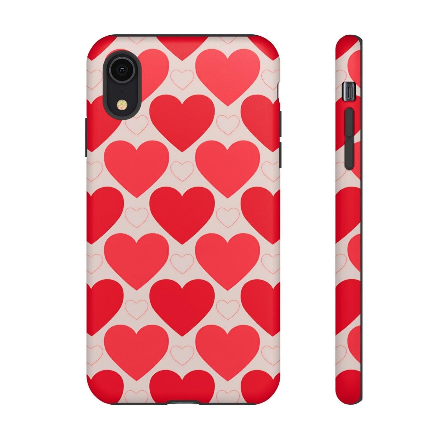 Tough Phone Case :" Eclectic Elegance Phone Case Collection" ( Hearts patterns)