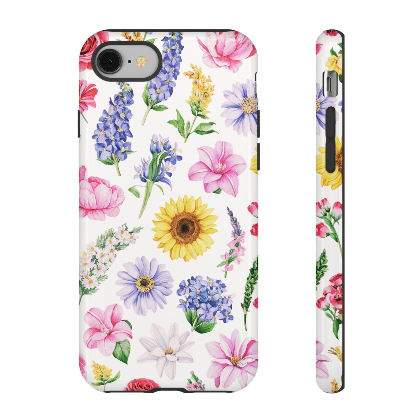 Tough Cellphone Case :" Eclectic Elegance Phone Case Collection" ( Floral patterns)