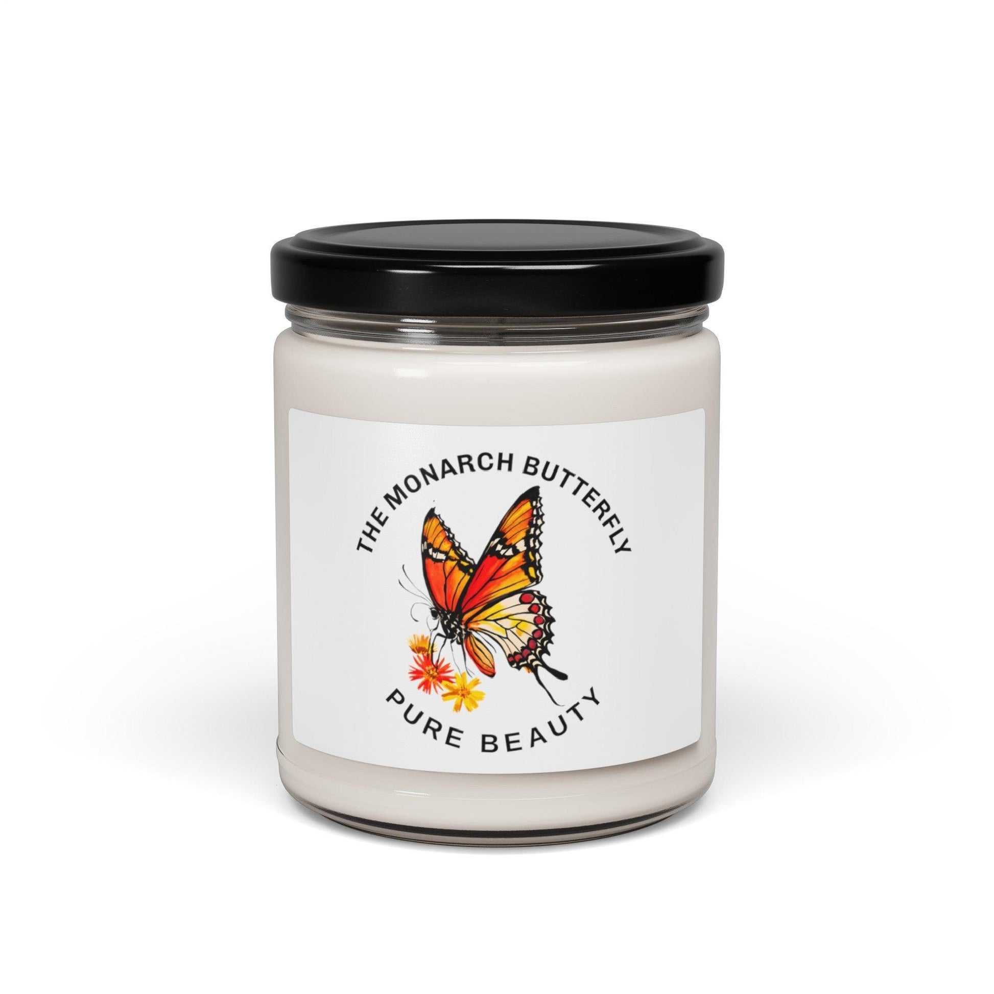 Monarch Butterfly Serenity Candle (Soy Candle, 9oz) - Cosmic Creations by Karen