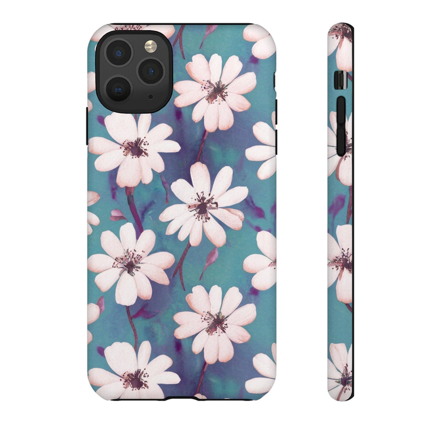 Tough Cellphone Case :" Eclectic Elegance Phone Case Collection" ( Floral patterns)