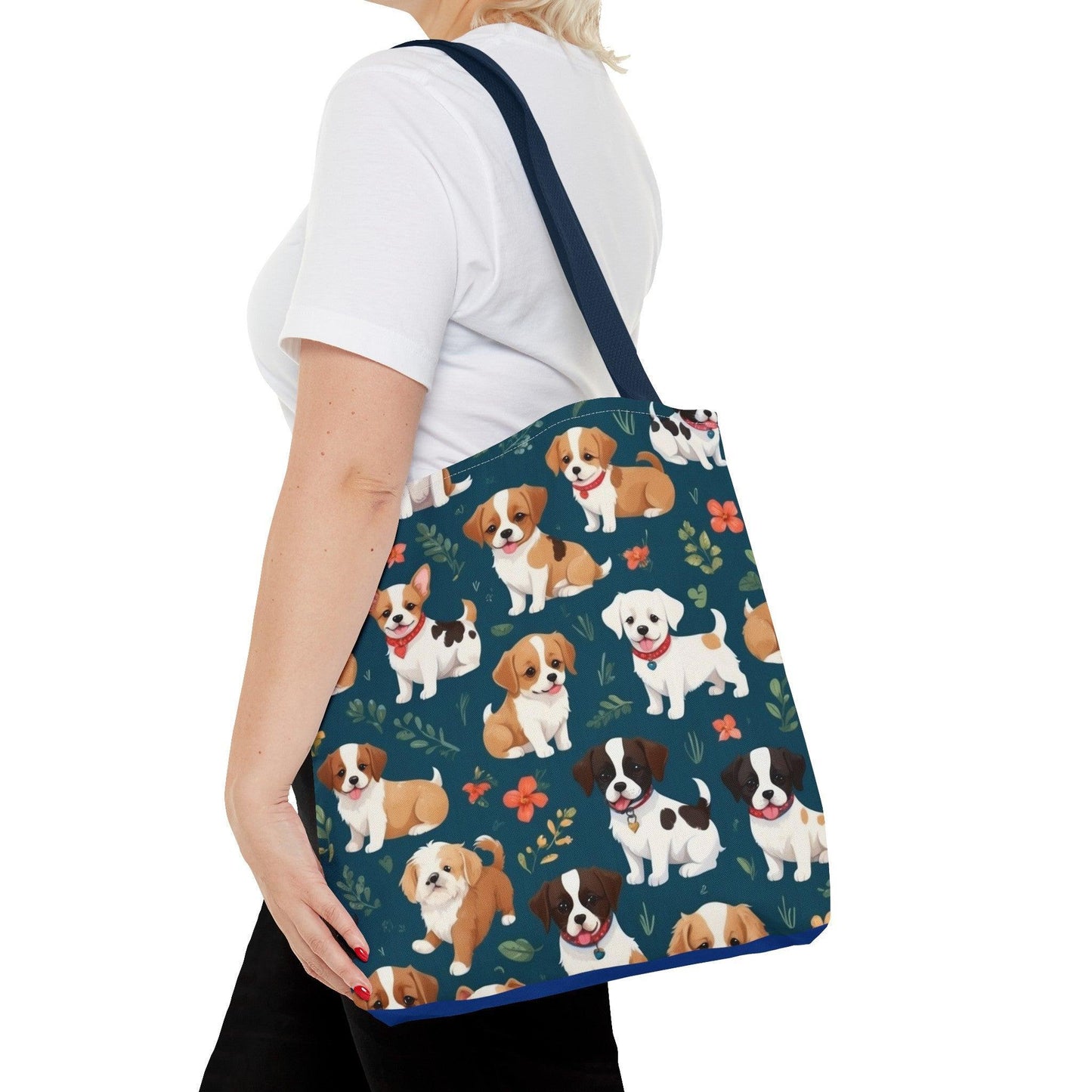 Doggone Cute Tote Bag | Perfect for carrying all your essentials | Shopping, beach, work, school, collegue, perfect gift for dog lovers - Cosmic Creations by Karen