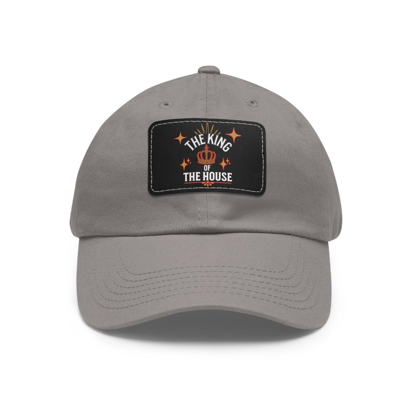 Leather Patch King's Dad Hat :  "Dad, The King of the House Collection"