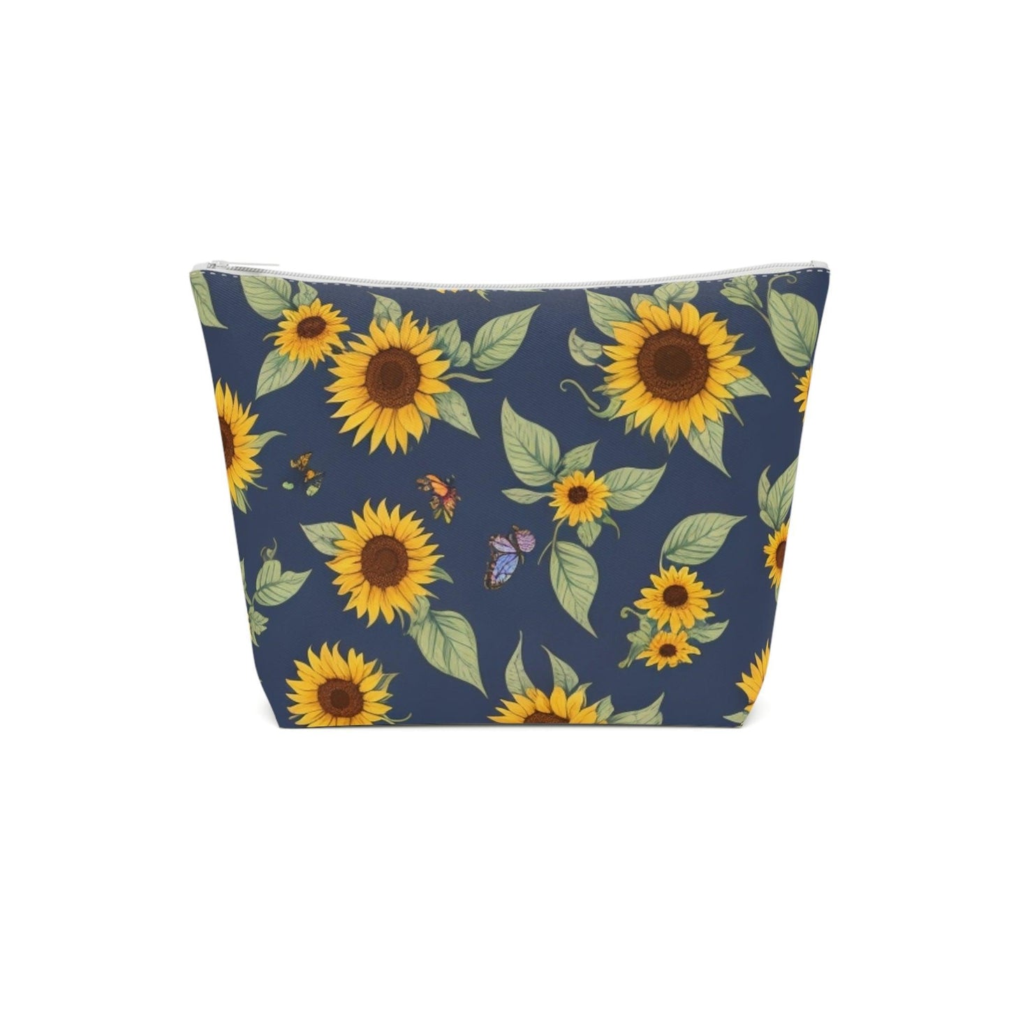 Colorful Floral Cotton Cosmetic Bag Vibrant and Stylish Makeup Bag, Perfect for Personal Use & Gifts - Cosmic Creations by Karen