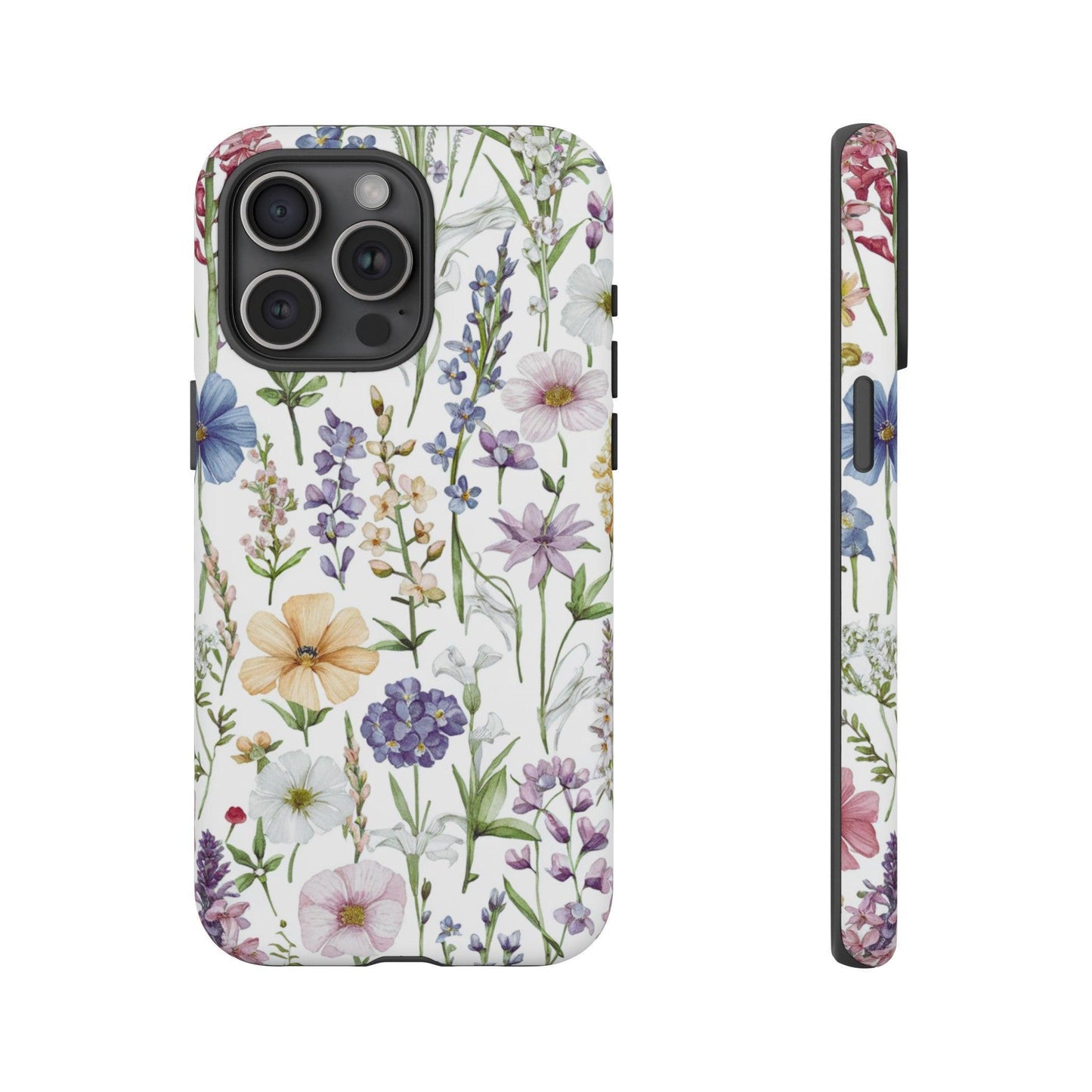 Tough Cellphone Case :" Eclectic Elegance Phone Case Collection" ( Floral patterns)