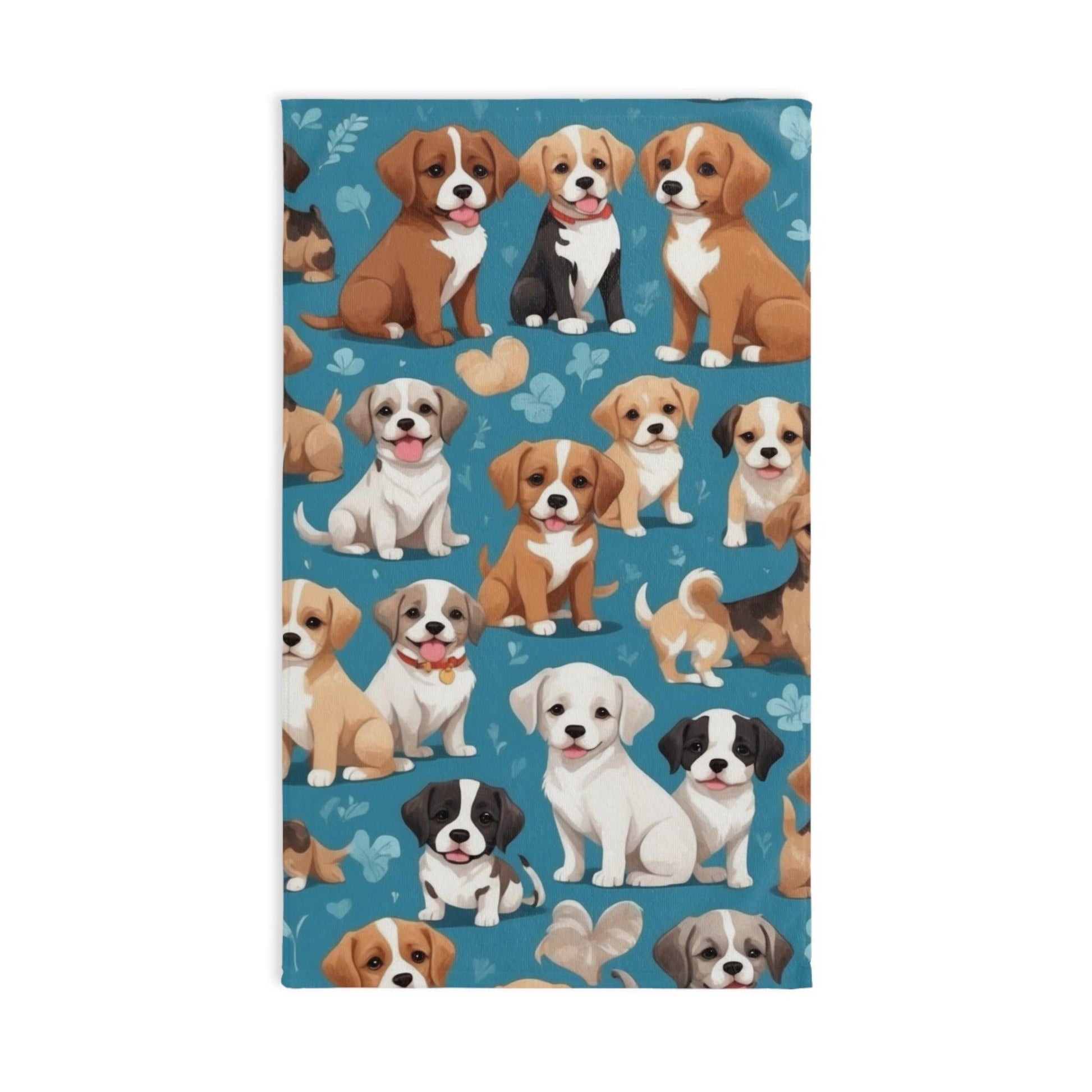 Pawfect Pup Hand Towel | Hand drying, bathroom decor, great gift for dog lovers - Cosmic Creations by Karen