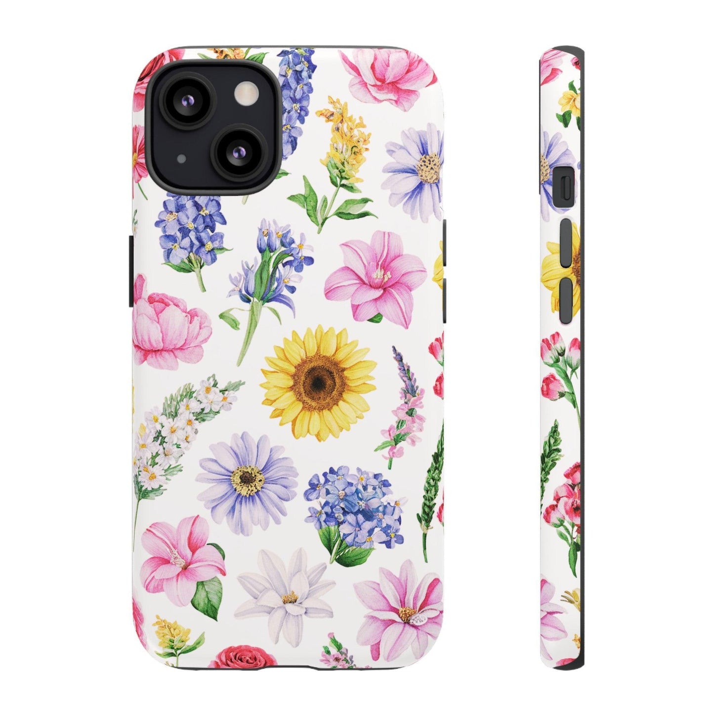 Tough Cellphone Case :" Eclectic Elegance Phone Case Collection" ( Floral patterns)