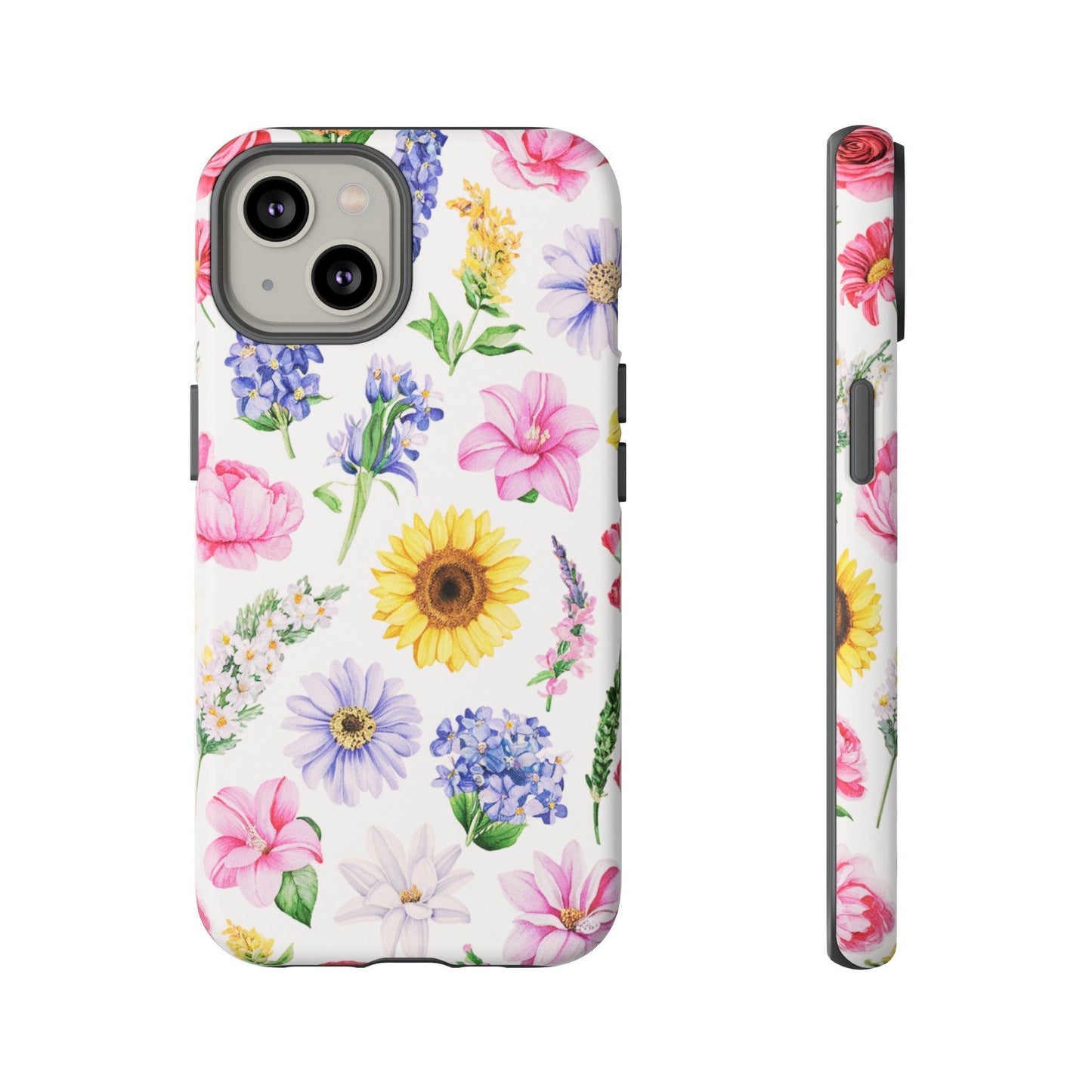 Tough Cellphone Case :" Eclectic Elegance Phone Case Collection" ( Floral patterns)