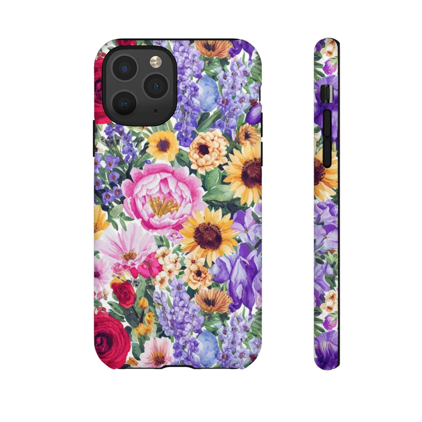 Tough Cellphone Case :" Eclectic Elegance Phone Case Collection" ( Floral patterns)