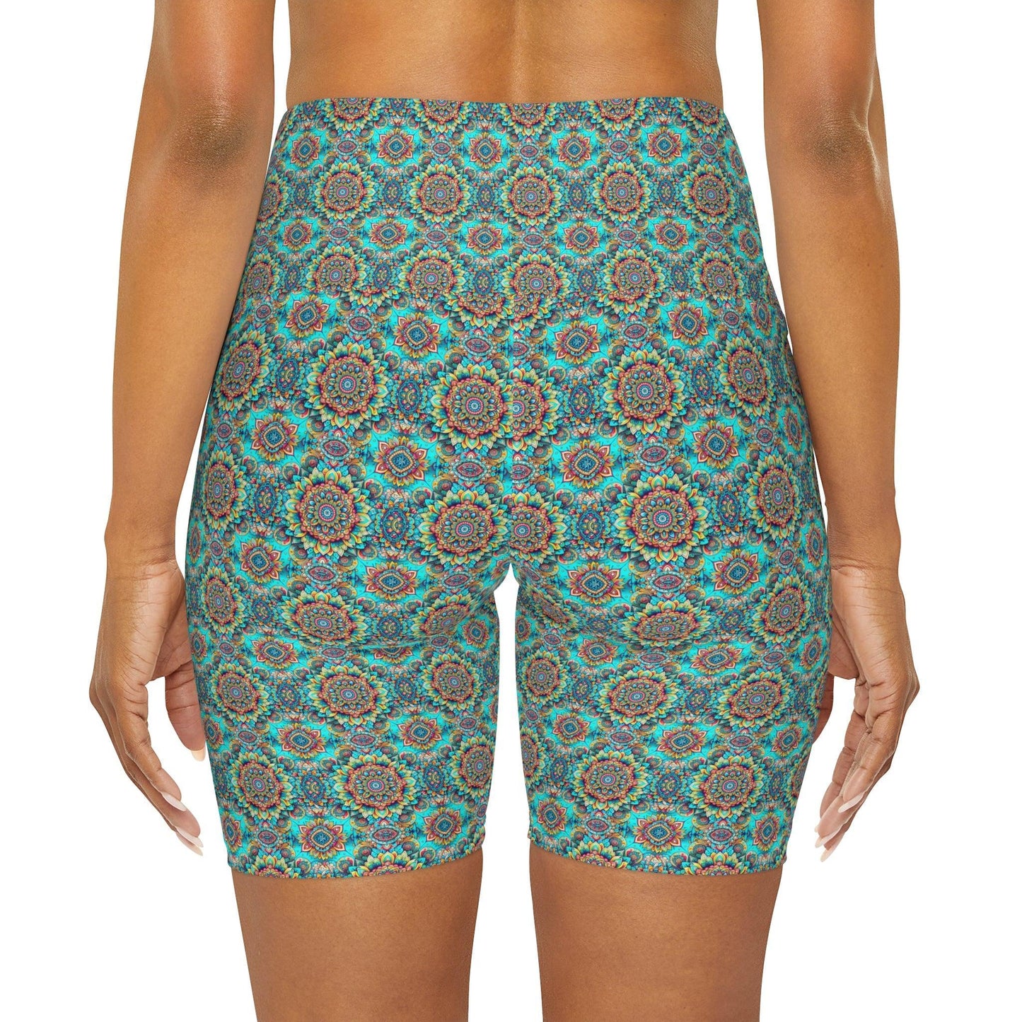 High Waisted Yoga Shorts | "Yoga Serenity Collection"