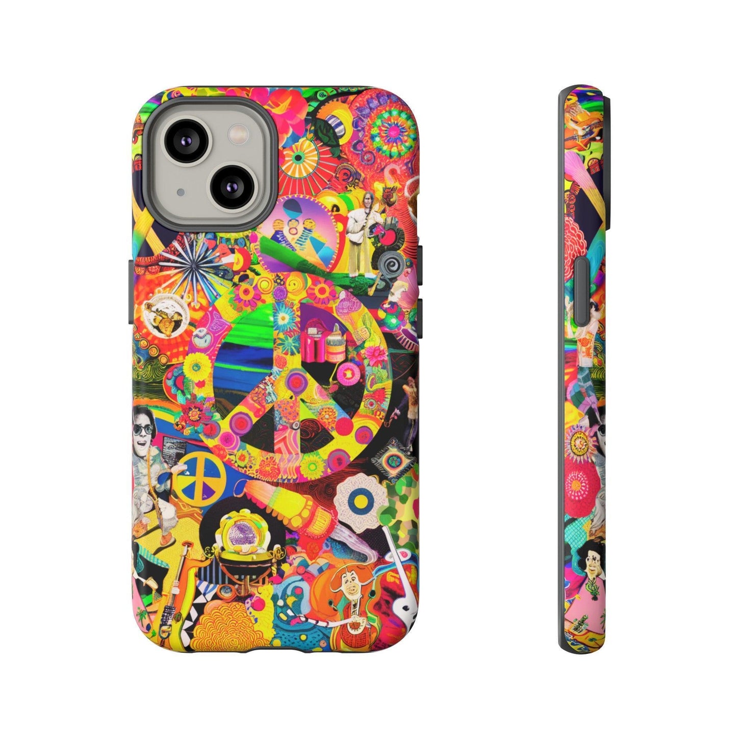 Tough Phone Case :" Eclectic Elegance Phone Case Collection" ( Hippie Style patterns)