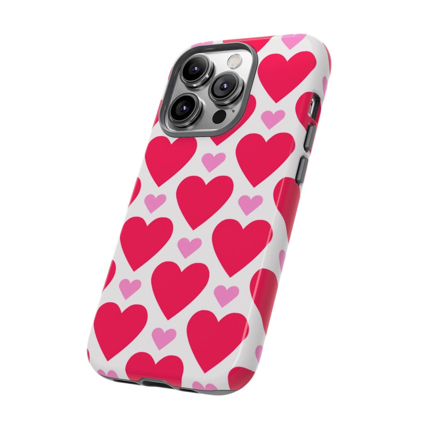 Tough Phone Case :" Eclectic Elegance Phone Case Collection" ( Hearts patterns)