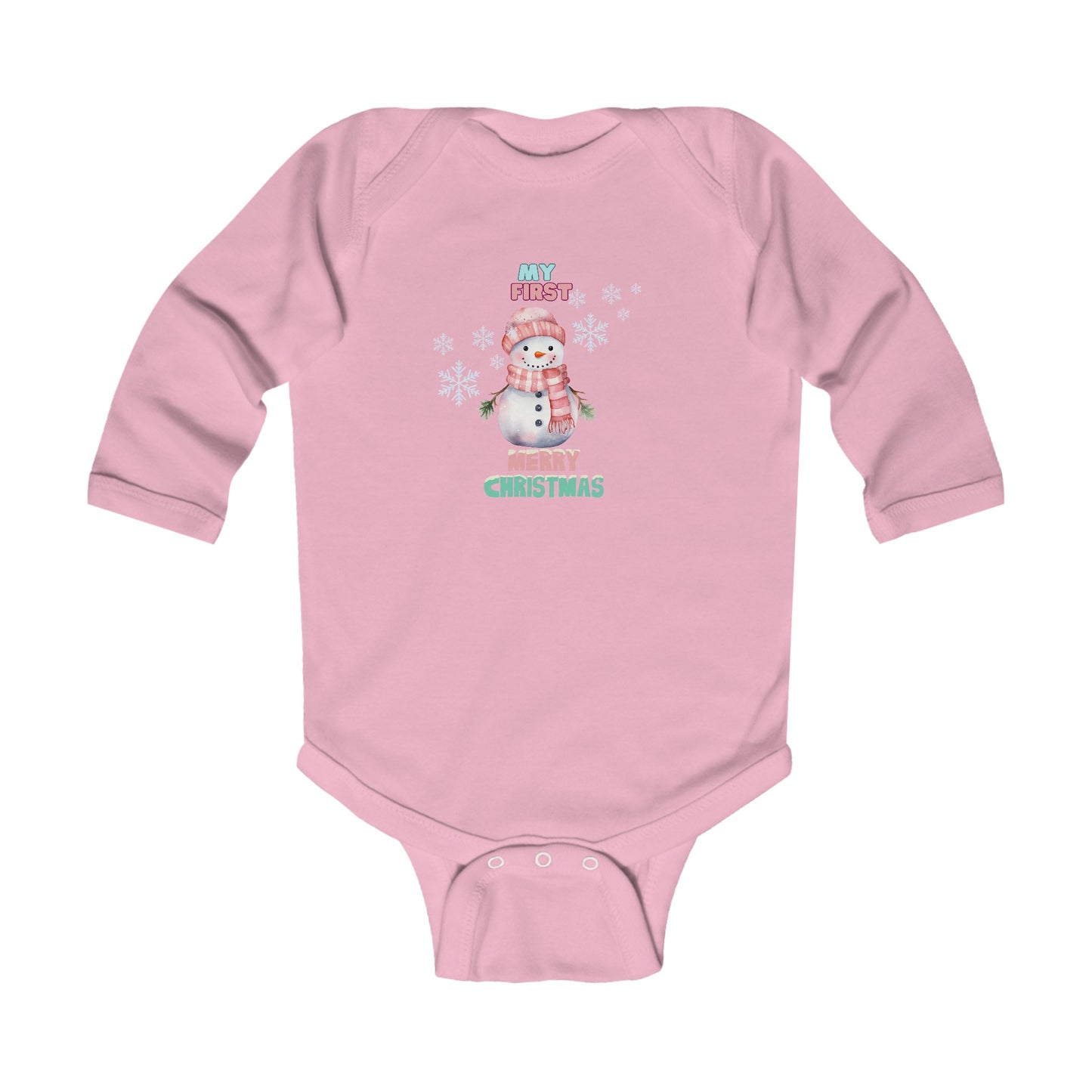 Baby Long Sleeve Bodysuit | My first Christmas