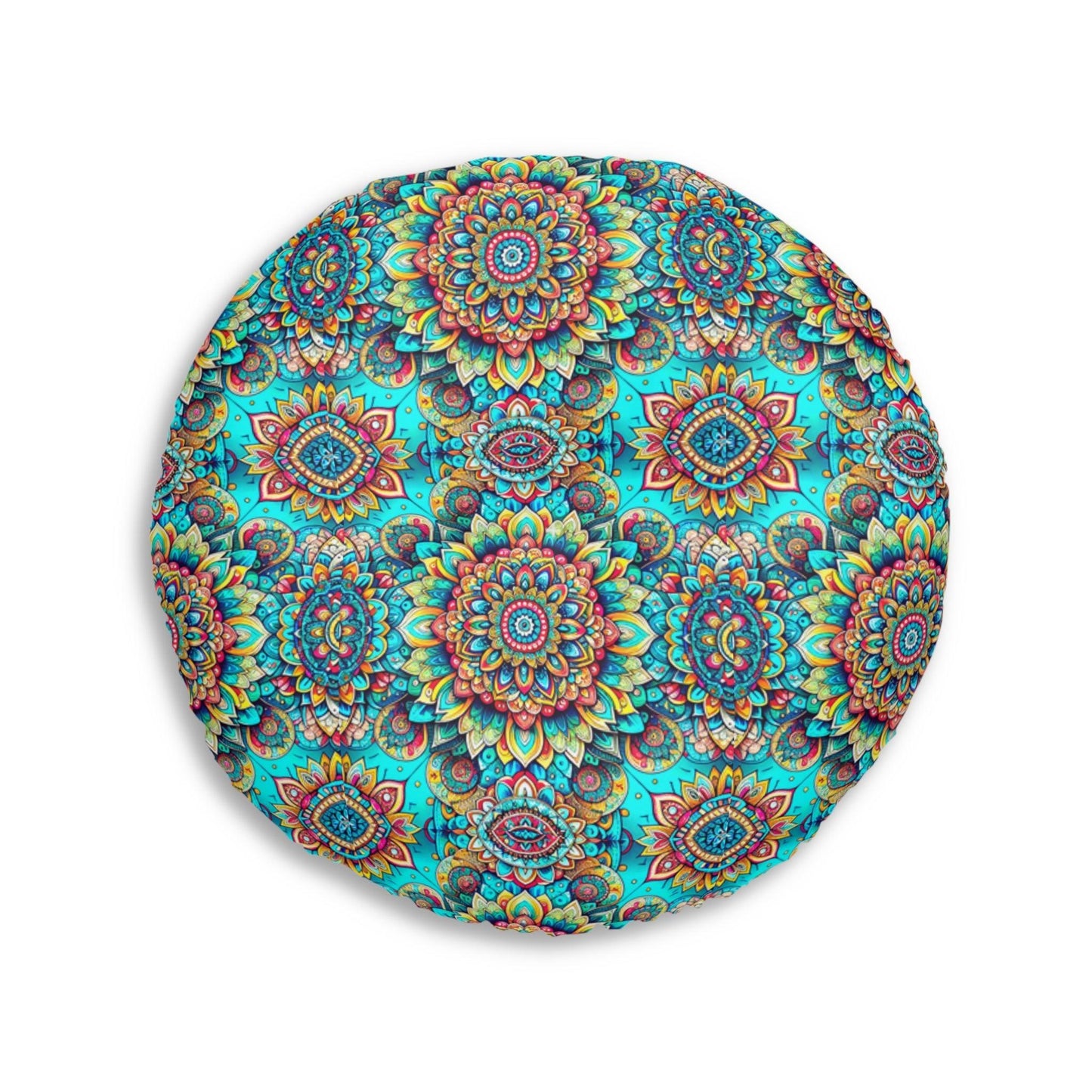 Yoga  Floor  Round Pillow | "Yoga Serenity Collection"