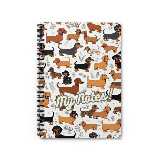 Paw-some Puppy Spiral Notebook | Perfect for your notes, making lists, or sketching | Perfect gift for dog fans - Cosmic Creations by Karen