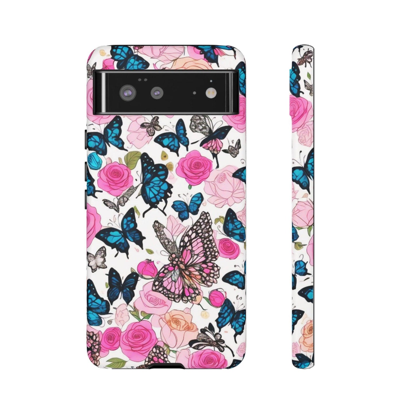 Tough Cellphone Case :" Eclectic Elegance Phone Case Collection" ( Floral patterns)