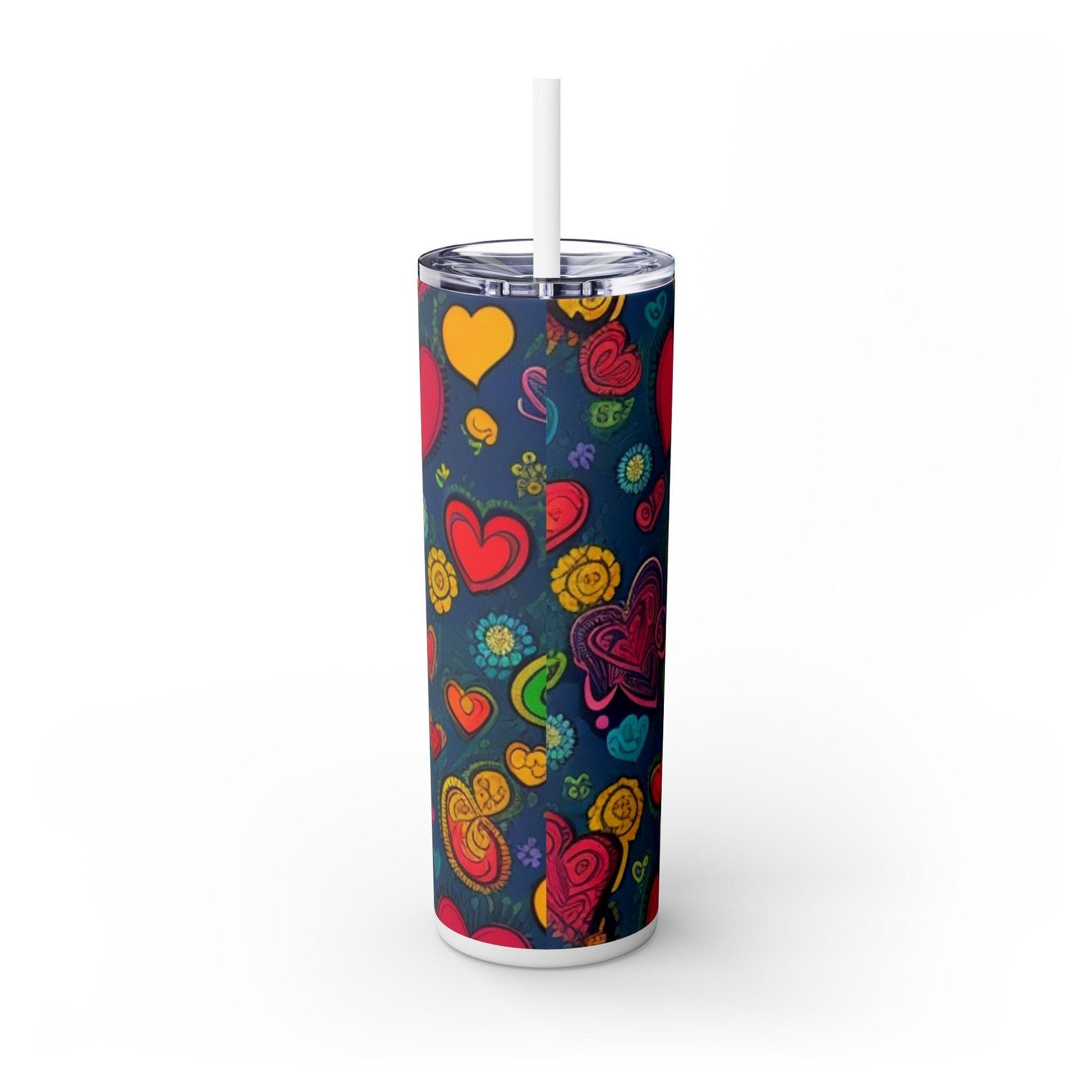 Whimsical Sips Skinny Tumbler Collectionr | Tumblerwith Straw, 20oz | keep your drinks hot for 12h and cold for 24h - Cosmic Creations by Karen