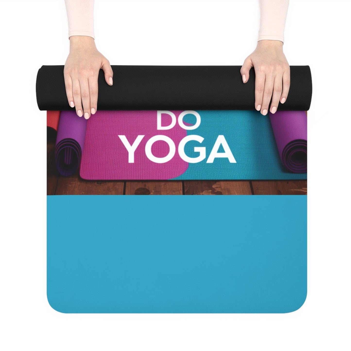 Rubber Yoga Mat | "Yoga Serenity Collection"