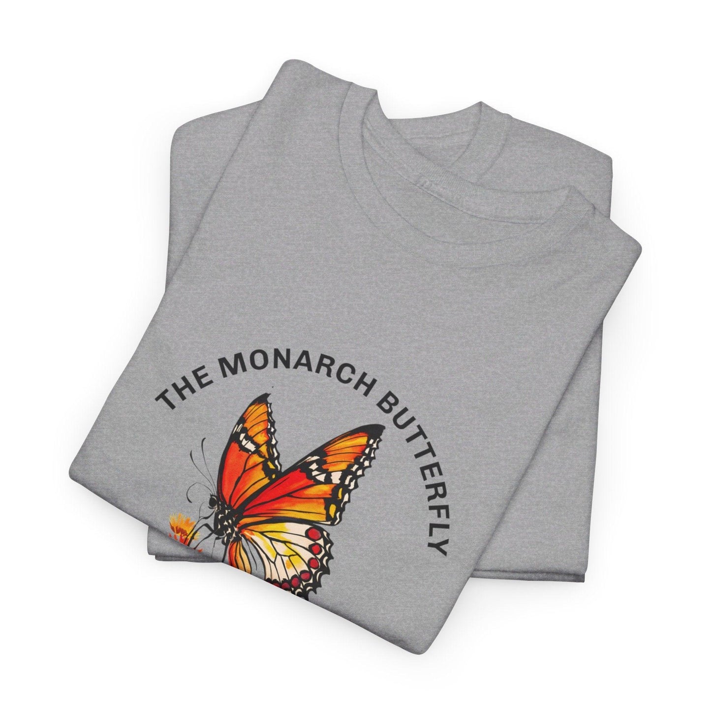 Camiseta unisex de algodón pesado: "La colección Mariposa Monarca"