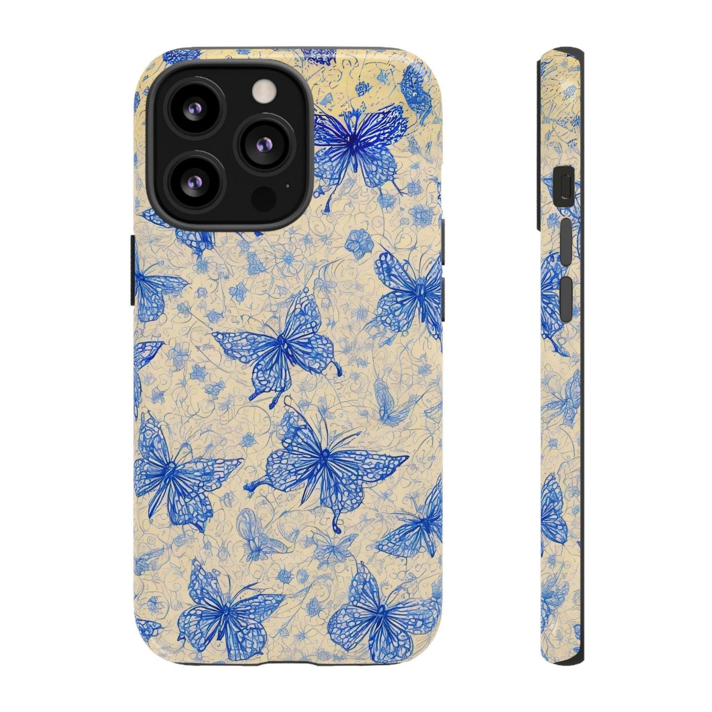 Tough Cellphone Case :" Eclectic Elegance Phone Case Collection" ( Butterflies patterns)