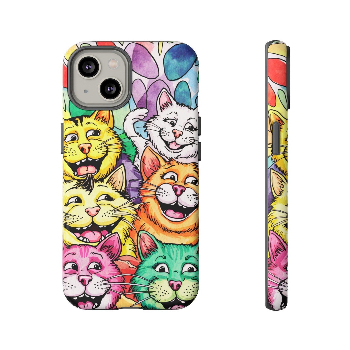 Cat Lovers Collection Tough Cellphone Case - Cosmic Creations by Karen