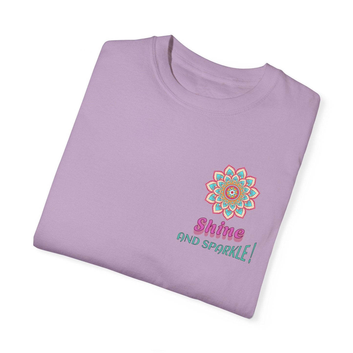 ShineBright Garment-Dyed Tee | Perfect for casual wear, outdoor activities, or as a unique gift for fashion-forward individuals - Cosmic Creations by Karen