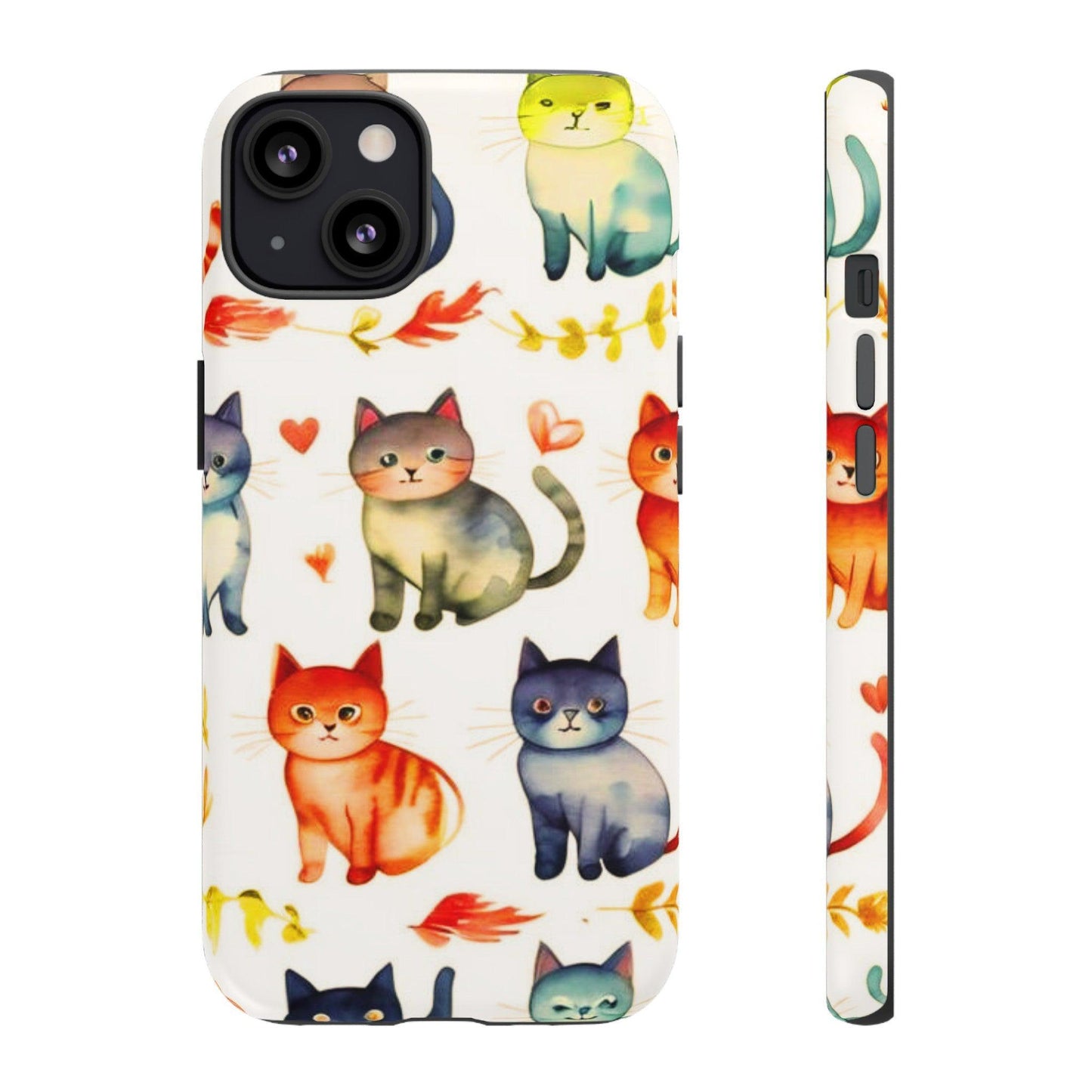 Cat Lovers Collection Tough Cellphone Case - Cosmic Creations by Karen