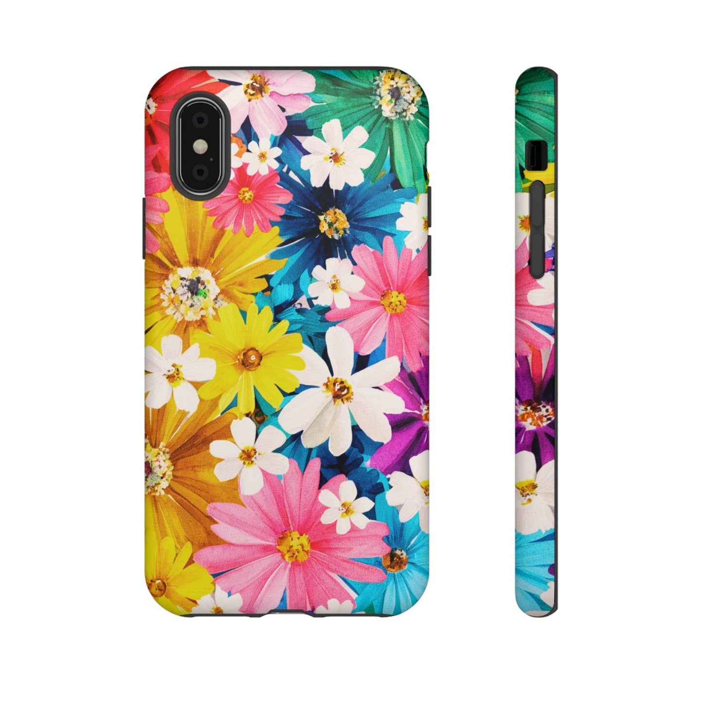 Tough Cellphone Case :" Eclectic Elegance Phone Case Collection" ( Floral patterns)