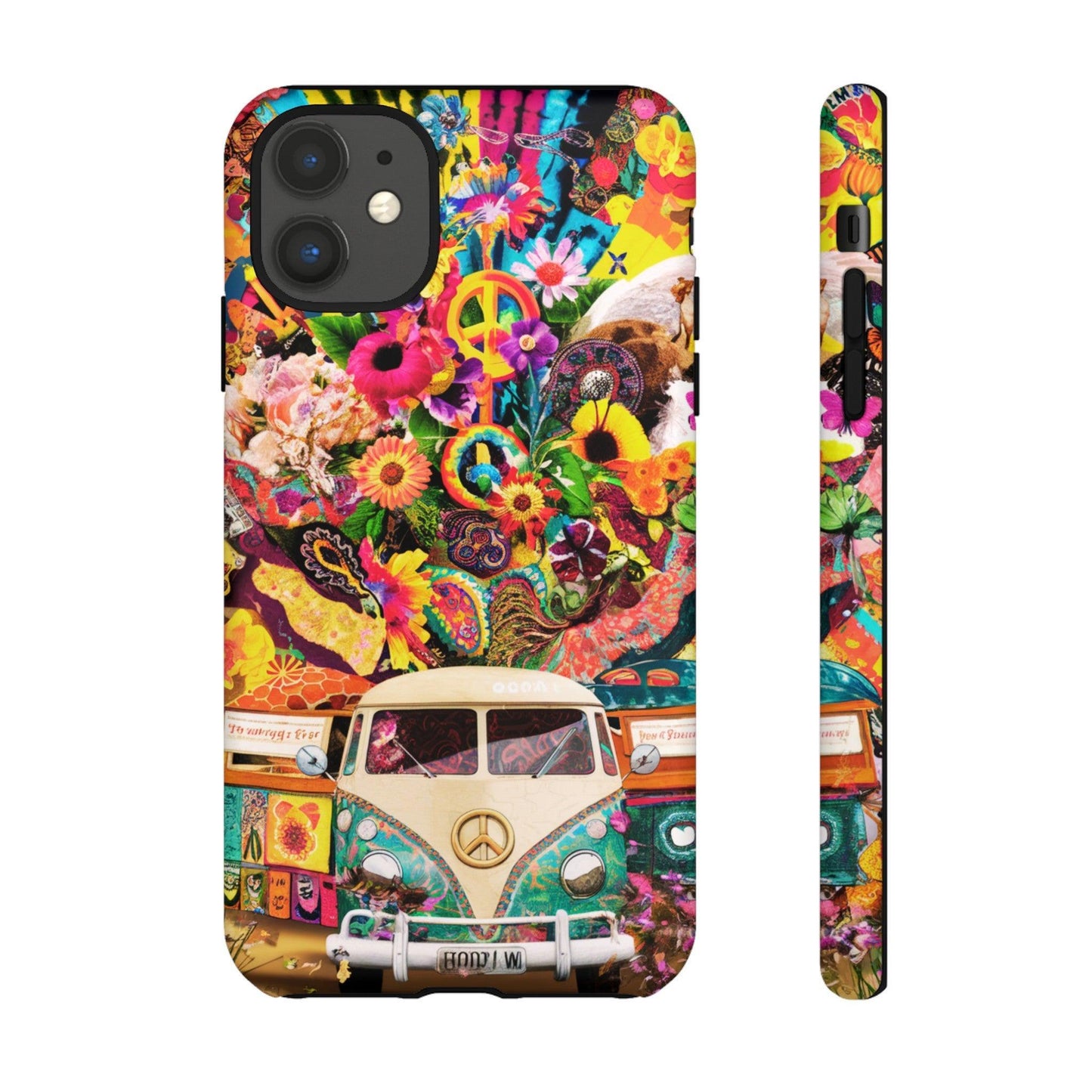 Tough Phone Case :" Eclectic Elegance Phone Case Collection" ( Hippie Style patterns)