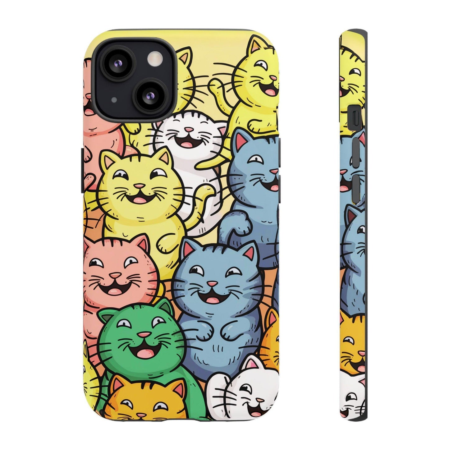 Cat Lovers Collection Tough Cellphone Case - Cosmic Creations by Karen