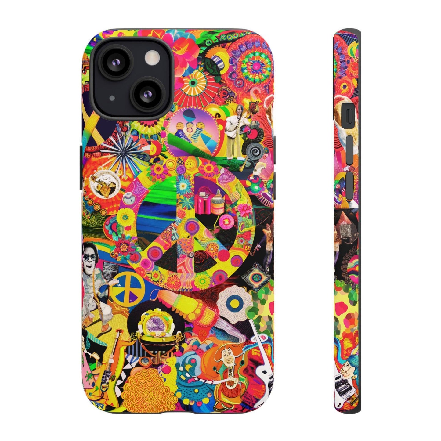 Tough Phone Case :" Eclectic Elegance Phone Case Collection" ( Hippie Style patterns)