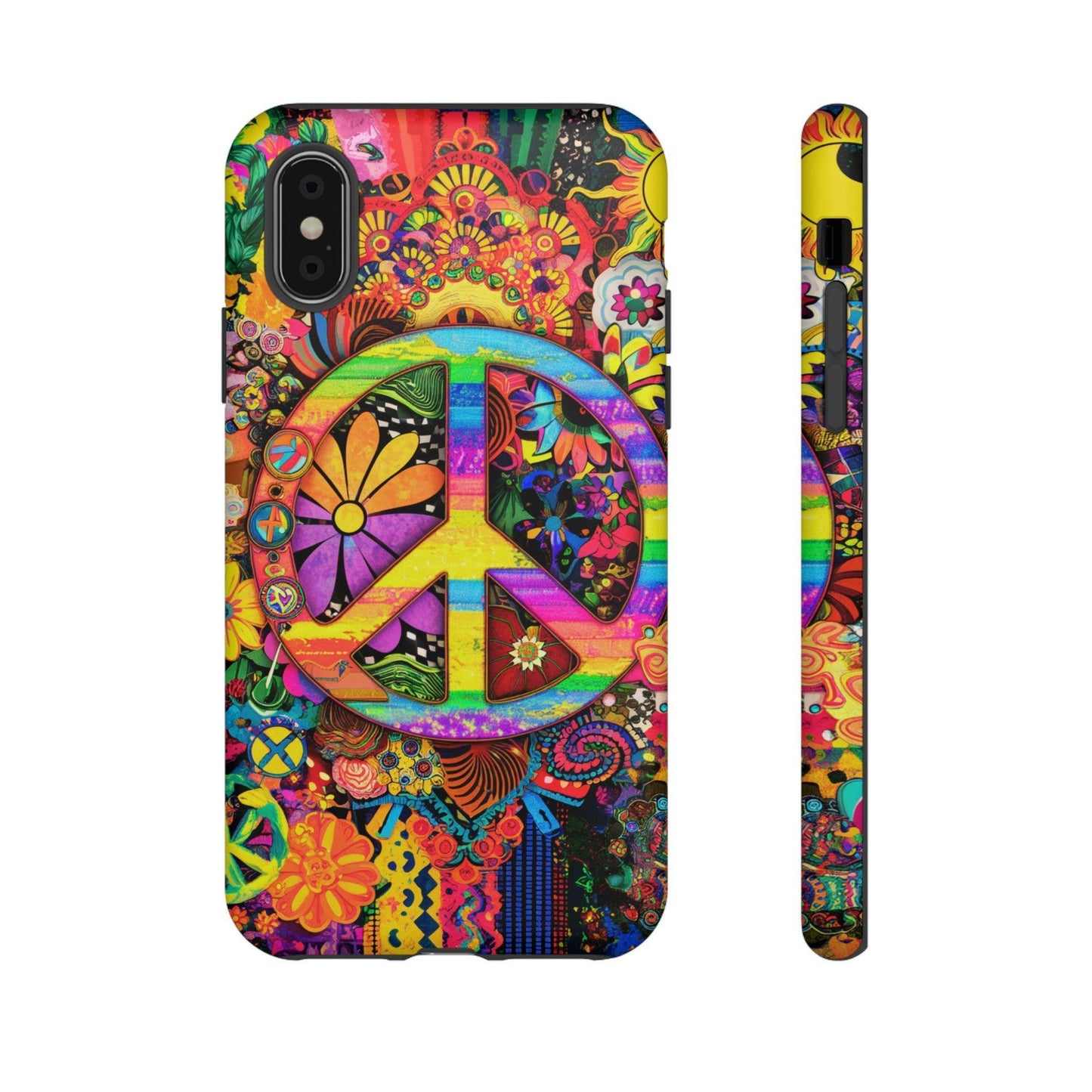 Tough Phone Case :" Eclectic Elegance Phone Case Collection" ( Hippie Style patterns)