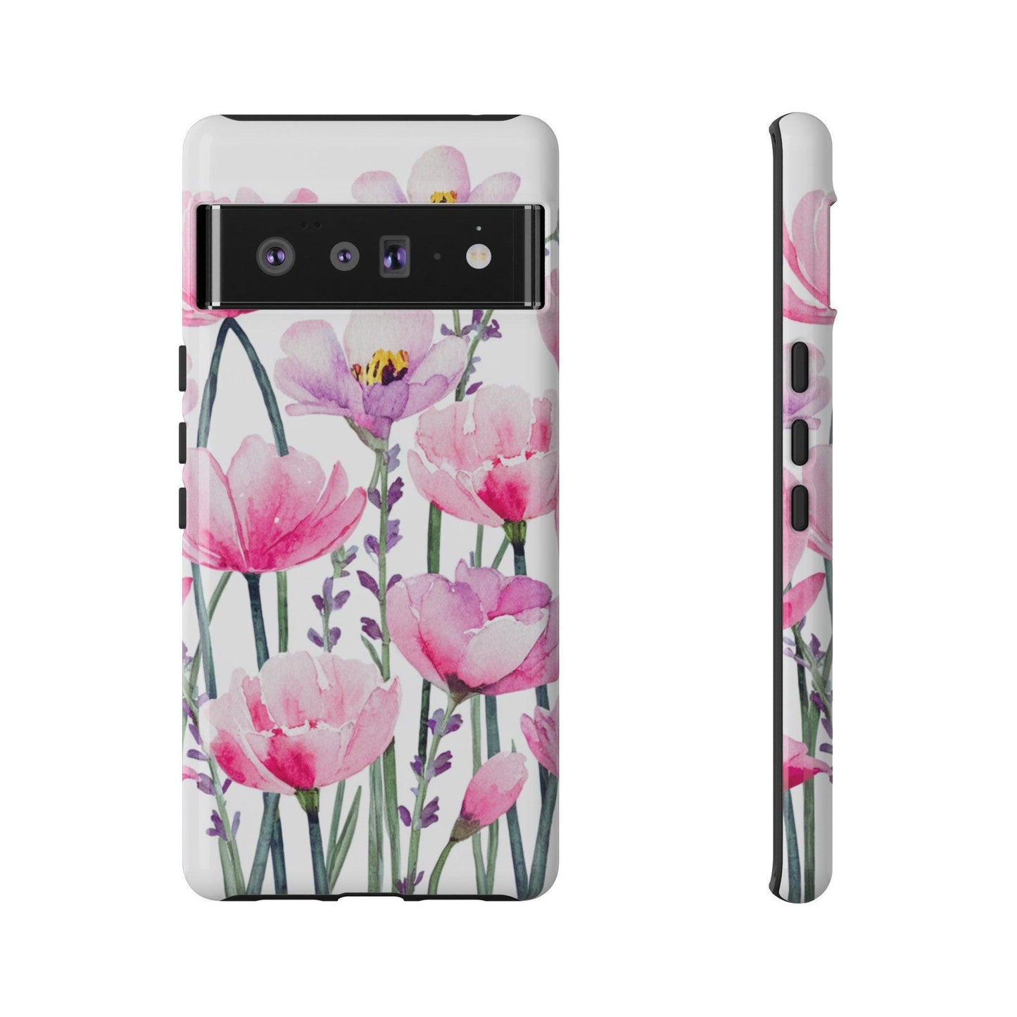 Tough Cellphone Case :" Eclectic Elegance Phone Case Collection" ( Floral patterns)