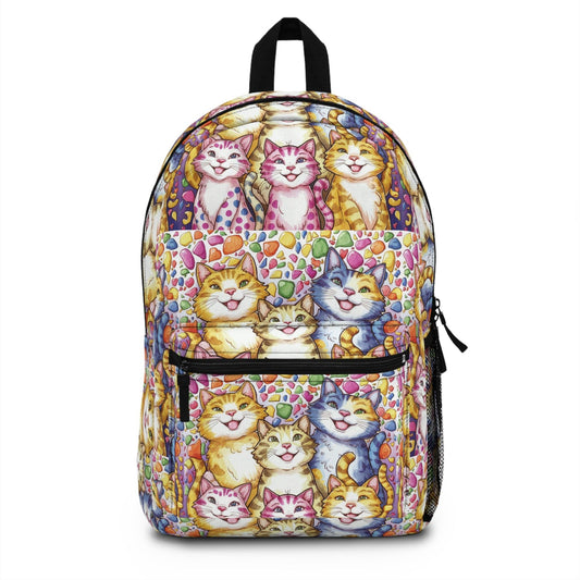 DreamStyle Backpacks: Cats Design | Versatility and Charm for All Ages. Unique gift for children and adults. The perfect accessory for school, university, the office, or vacations - Cosmic Creations by Karen