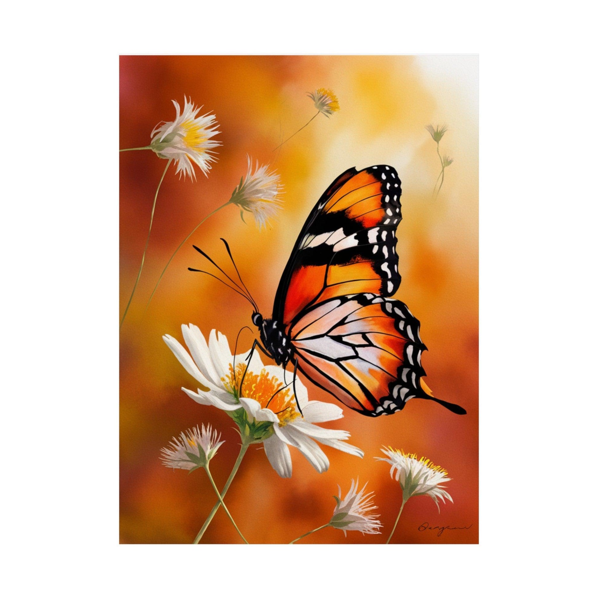 Monarch Butterfly Splendor Posters - Cosmic Creations by Karen