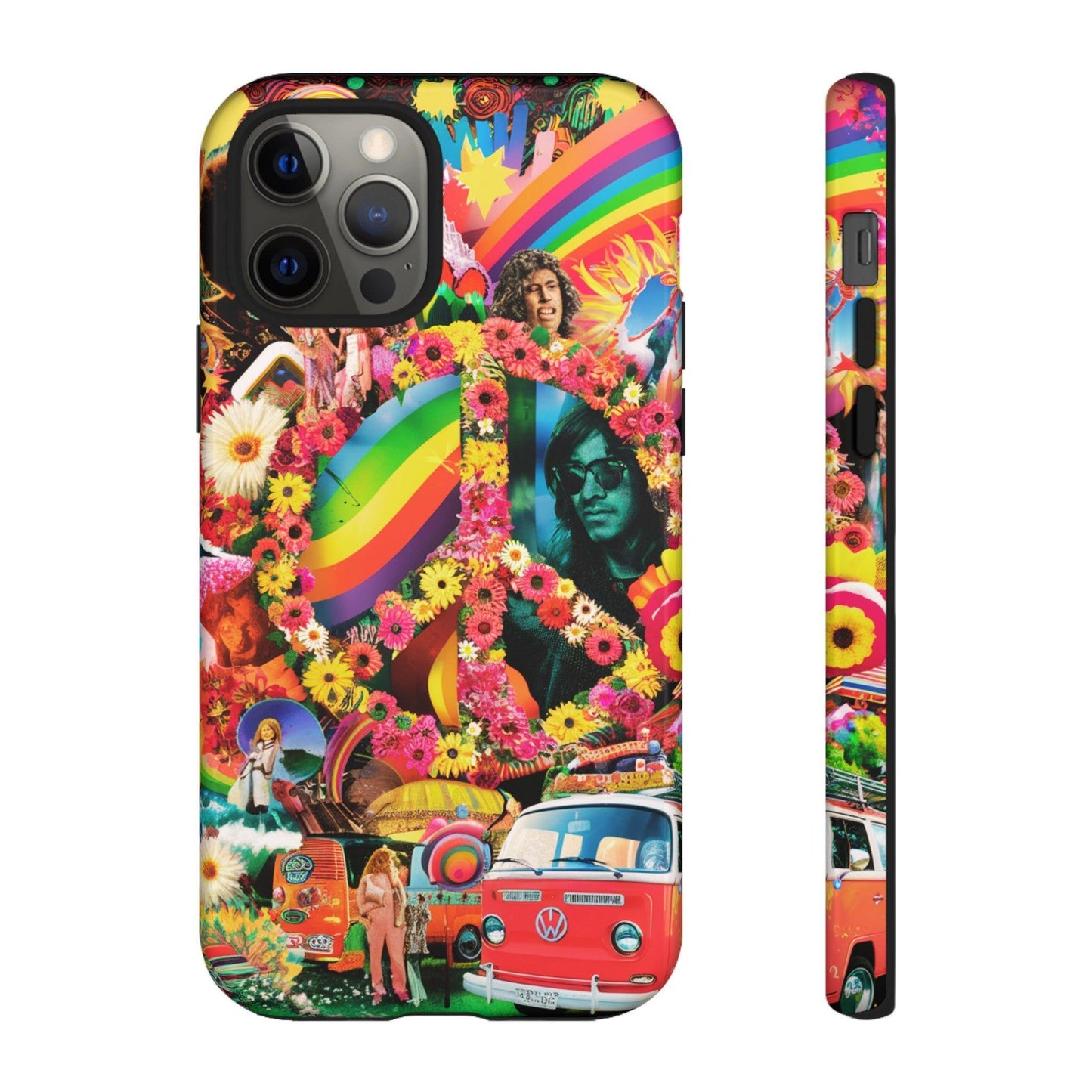 Tough Phone Case :" Eclectic Elegance Phone Case Collection" ( Hippie Style patterns)