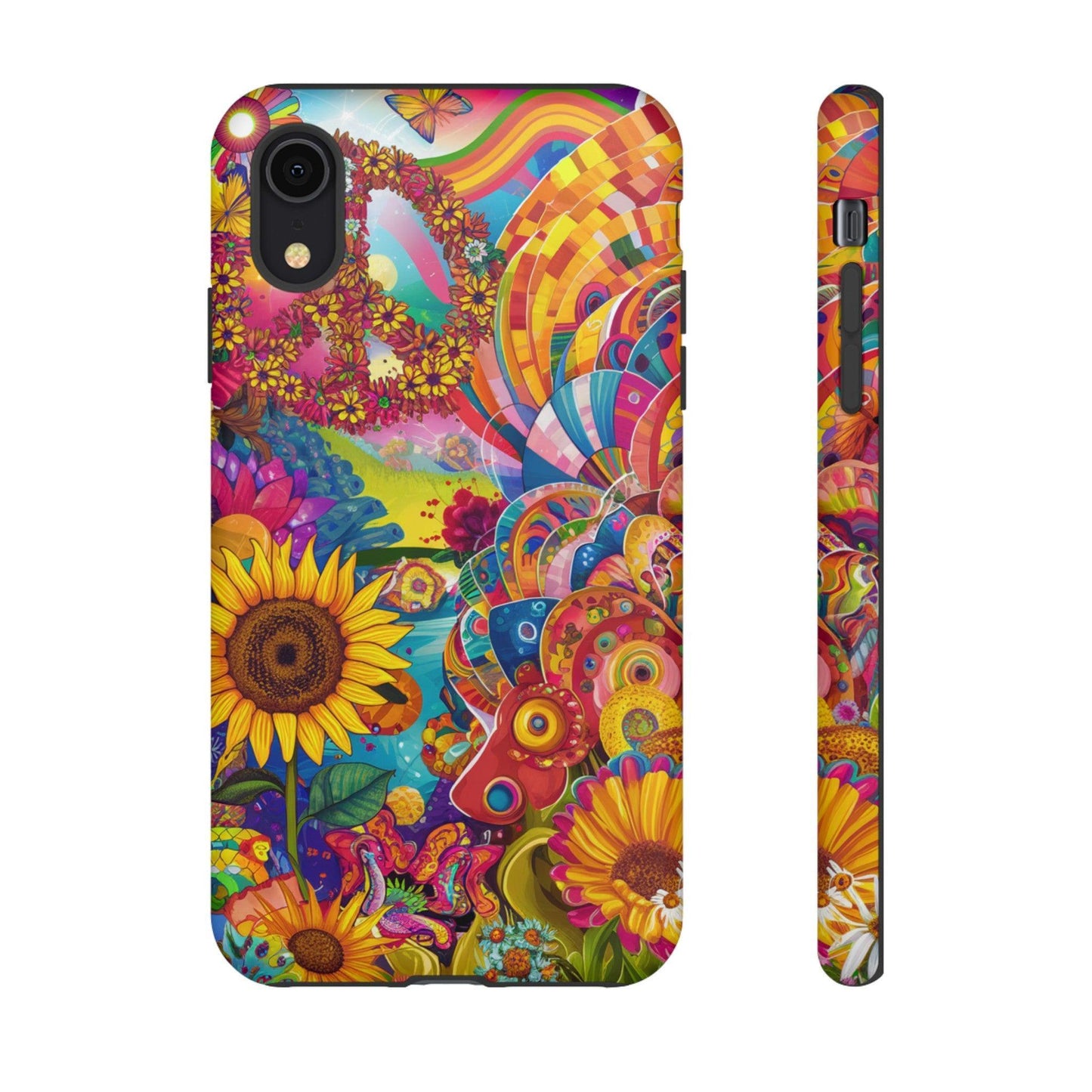 Tough Phone Case :" Eclectic Elegance Phone Case Collection" ( Hippie Style patterns)