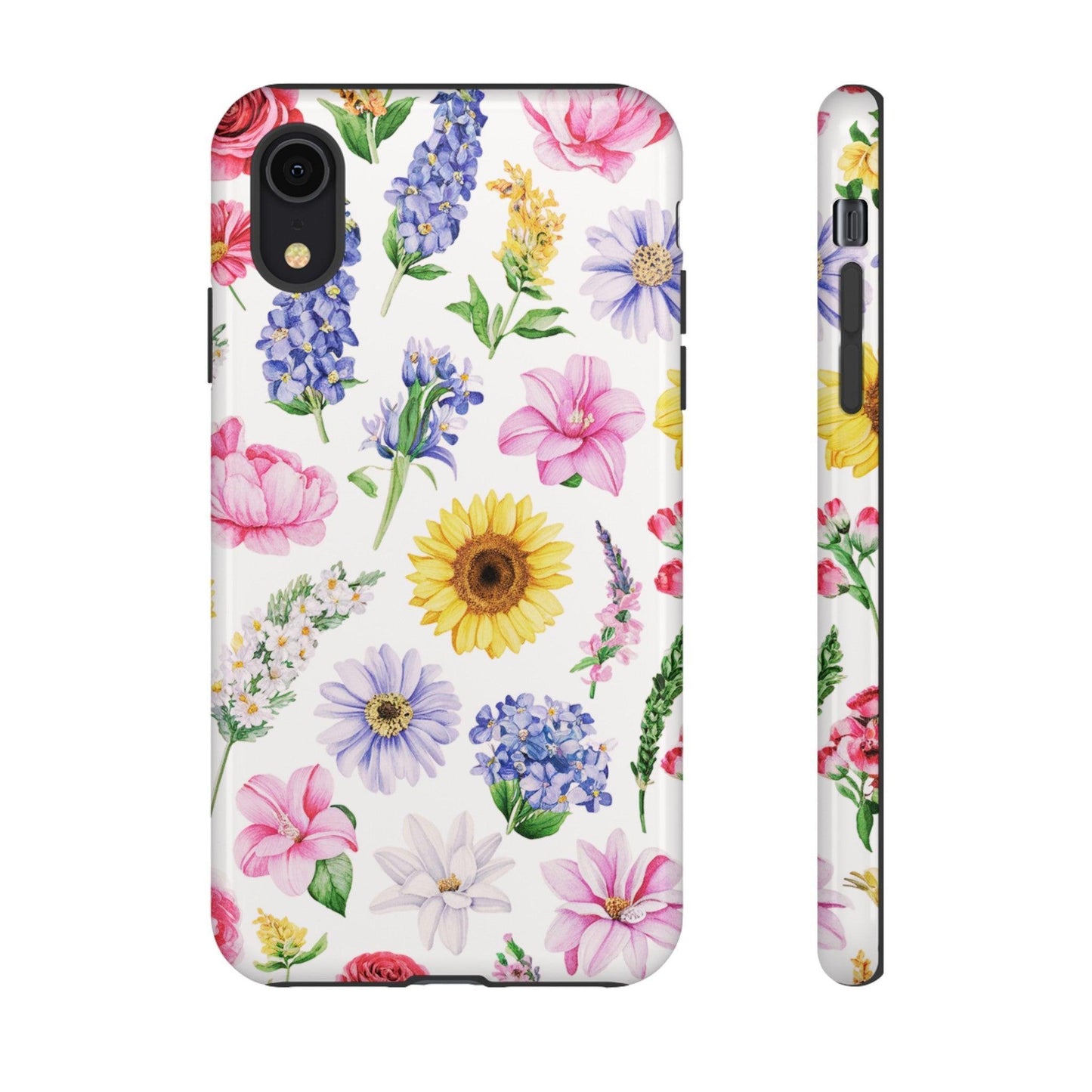 Tough Cellphone Case :" Eclectic Elegance Phone Case Collection" ( Floral patterns)