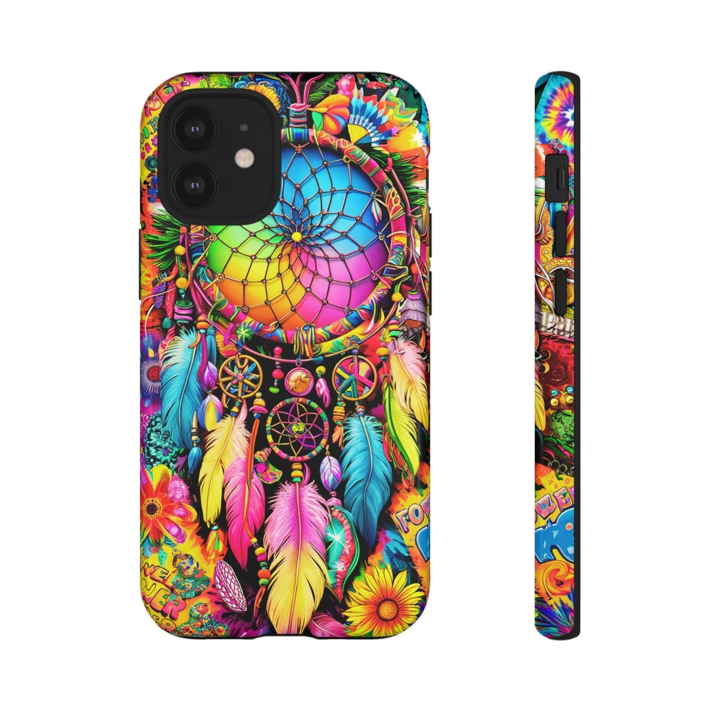 Tough Phone Case :" Eclectic Elegance Phone Case Collection" ( Hippie Style patterns)