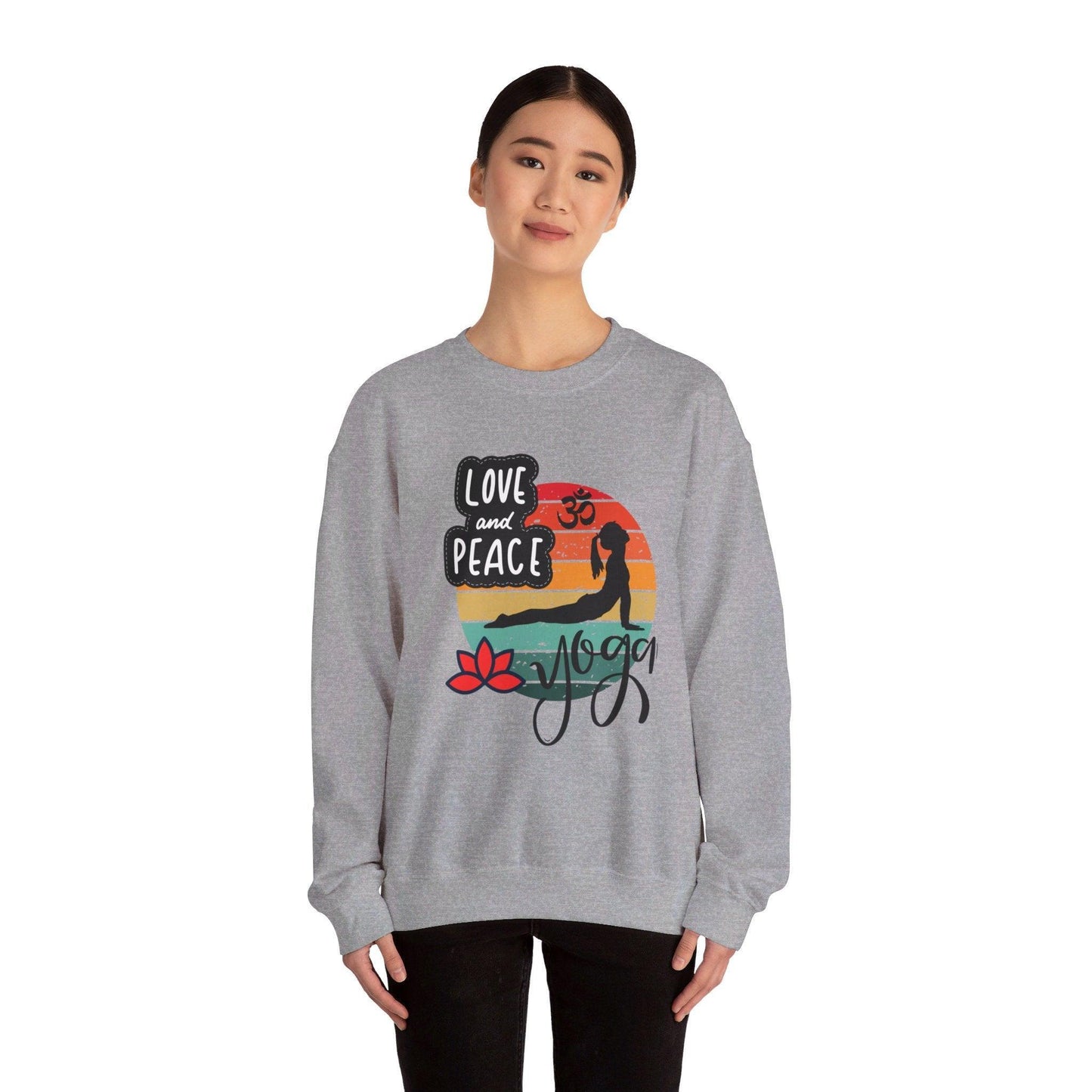 "Yoga Comfort Crewneck Sweatshirt"