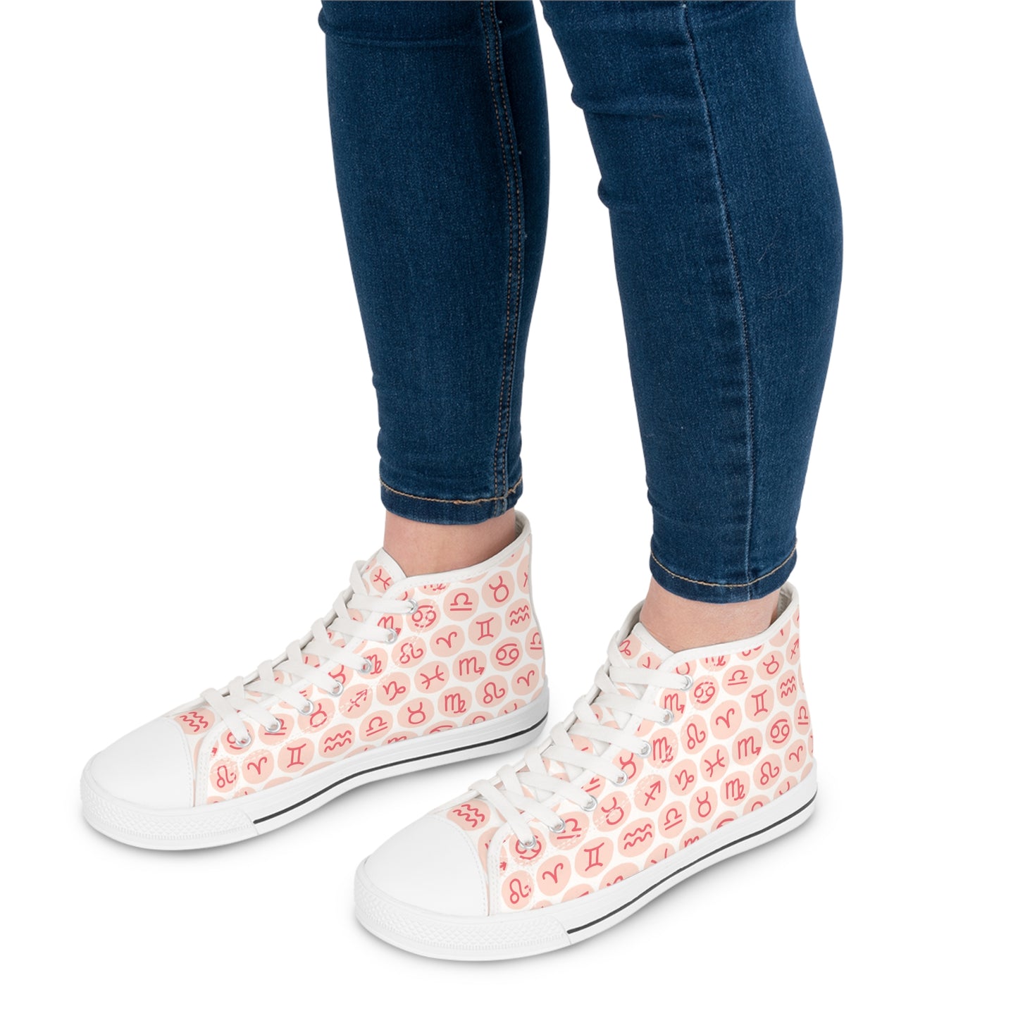 Awesome Zodiac Signs Design High Top Sneakers