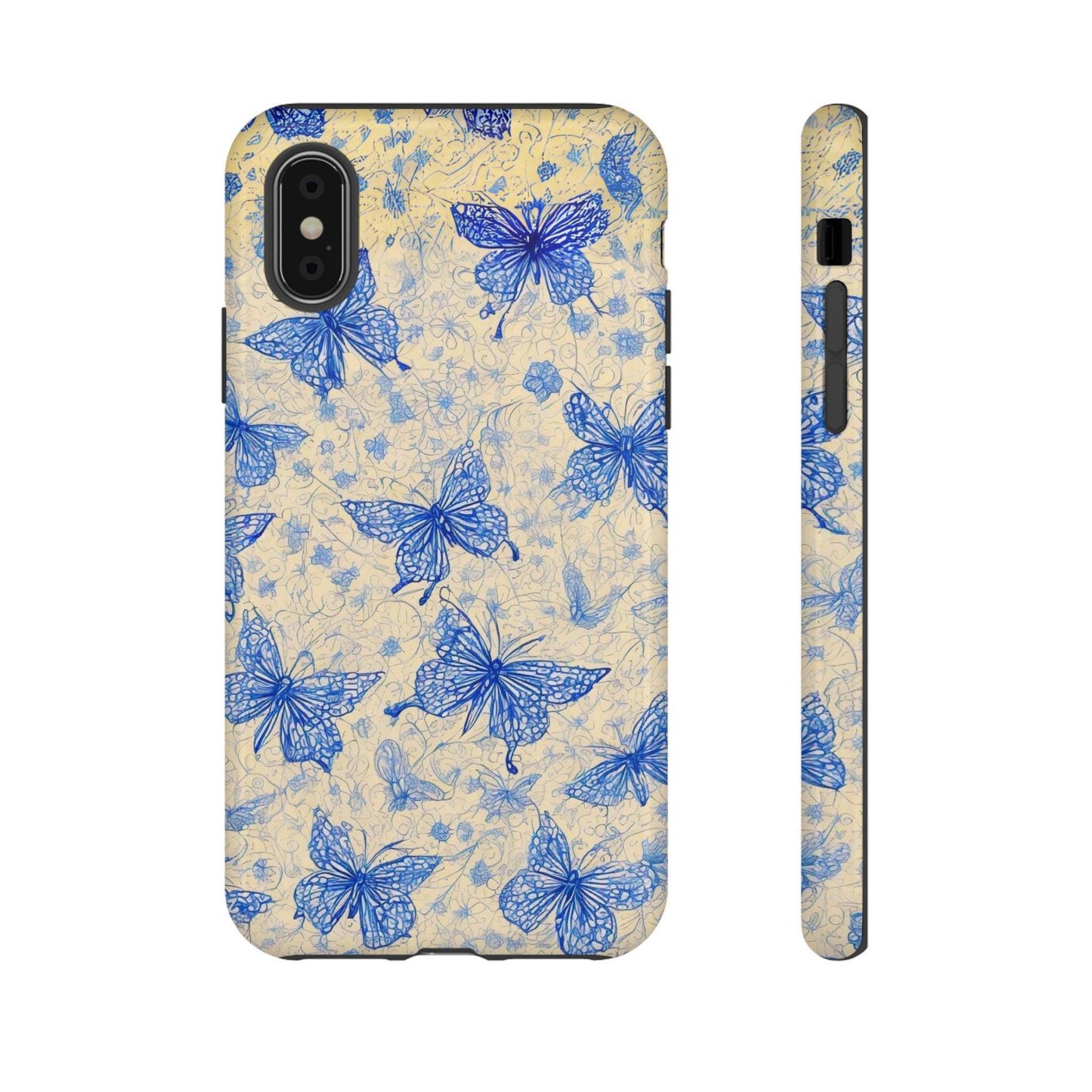 Tough Cellphone Case :" Eclectic Elegance Phone Case Collection" ( Butterflies patterns)