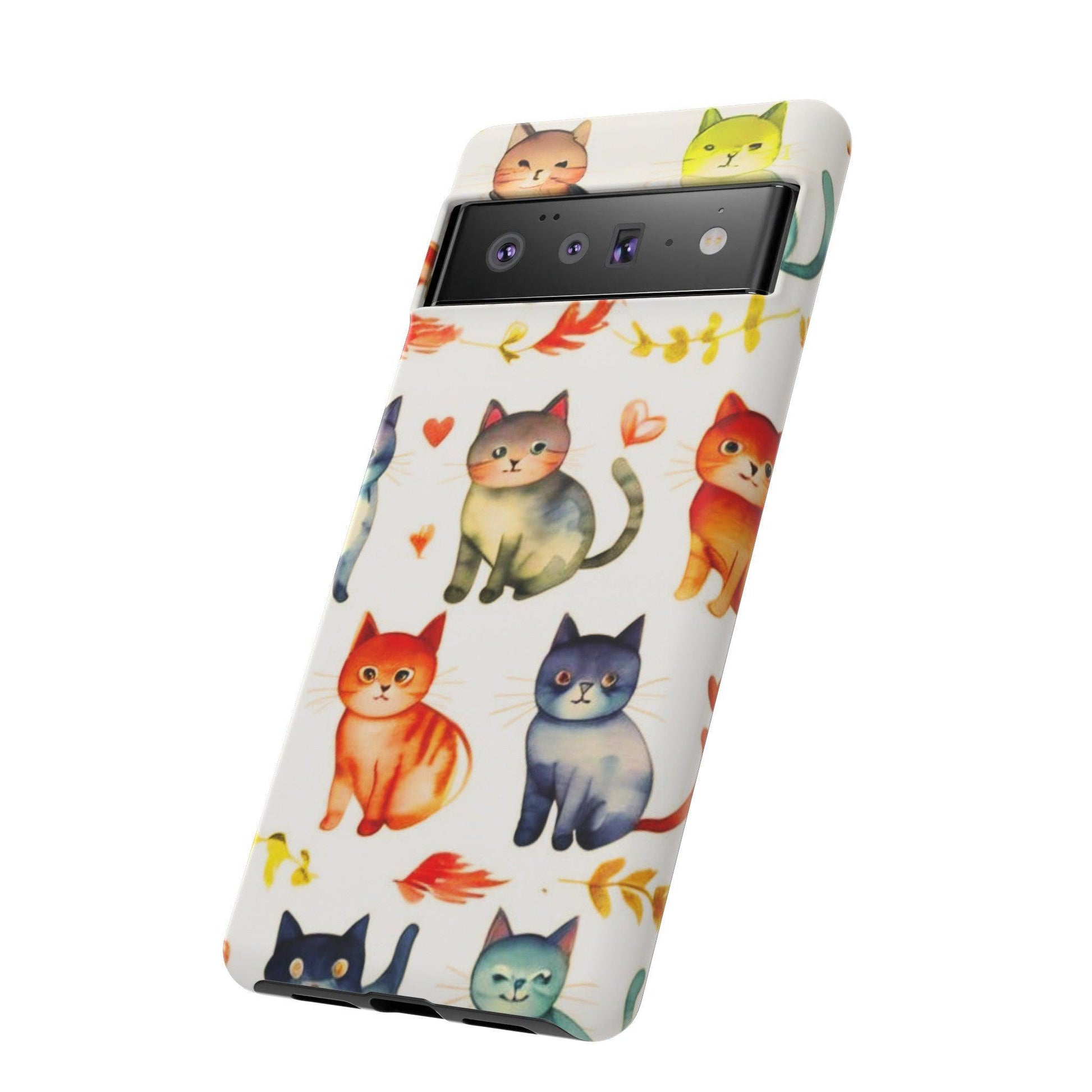 Cat Lovers Collection Tough Cellphone Case - Cosmic Creations by Karen